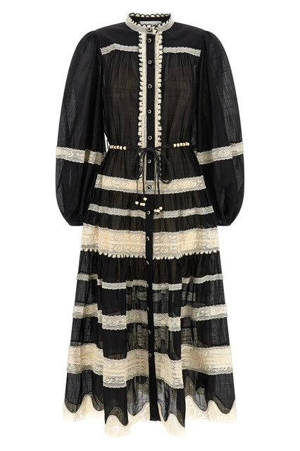 ワンピース ZIMMERMANN Woman Dress Black 1752DRS251 BLK Women's Designer Clothing | ZIMMERMANN