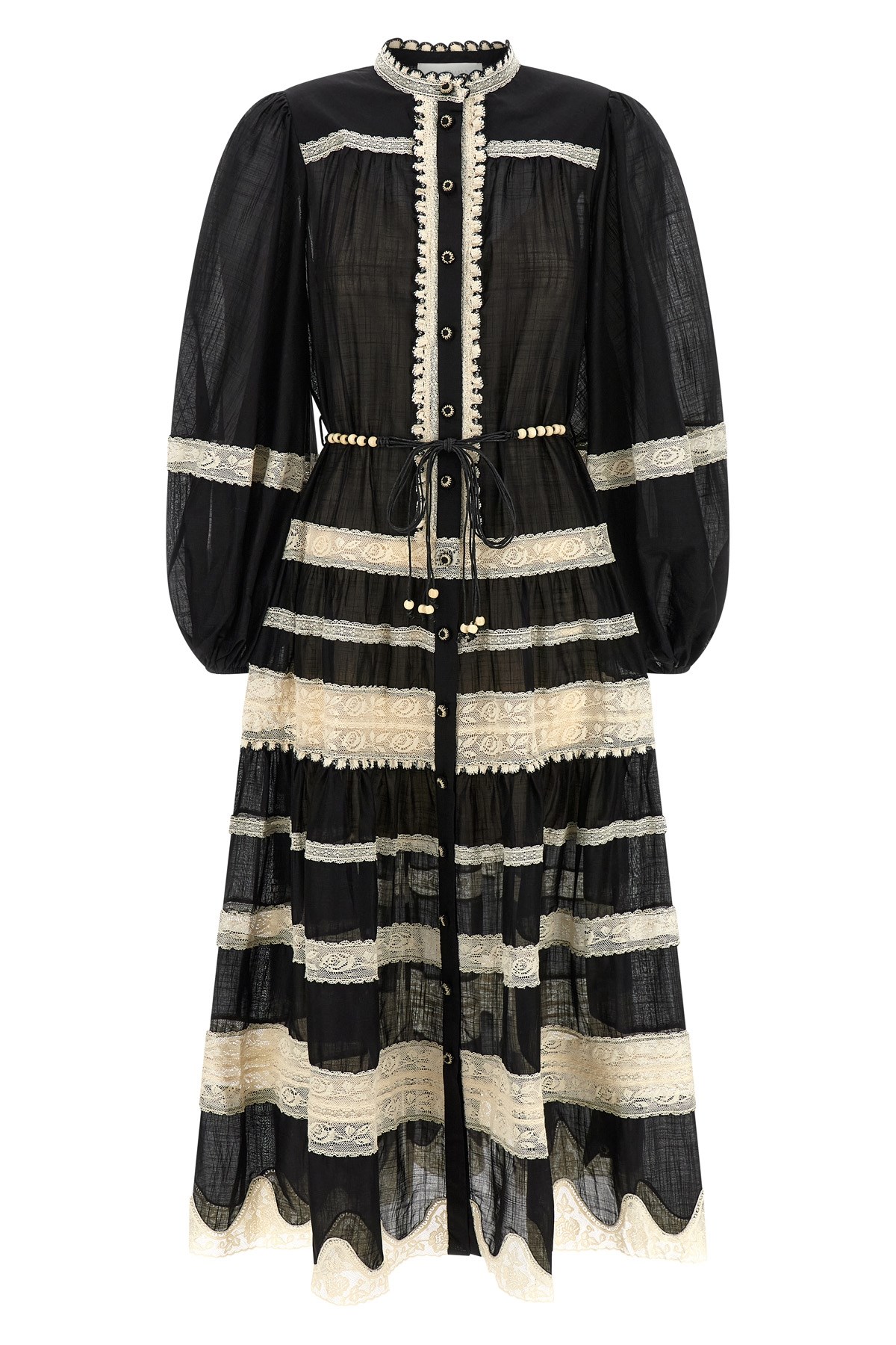 Zimmermann Rhiannon Billow Maxi Dress In Multi