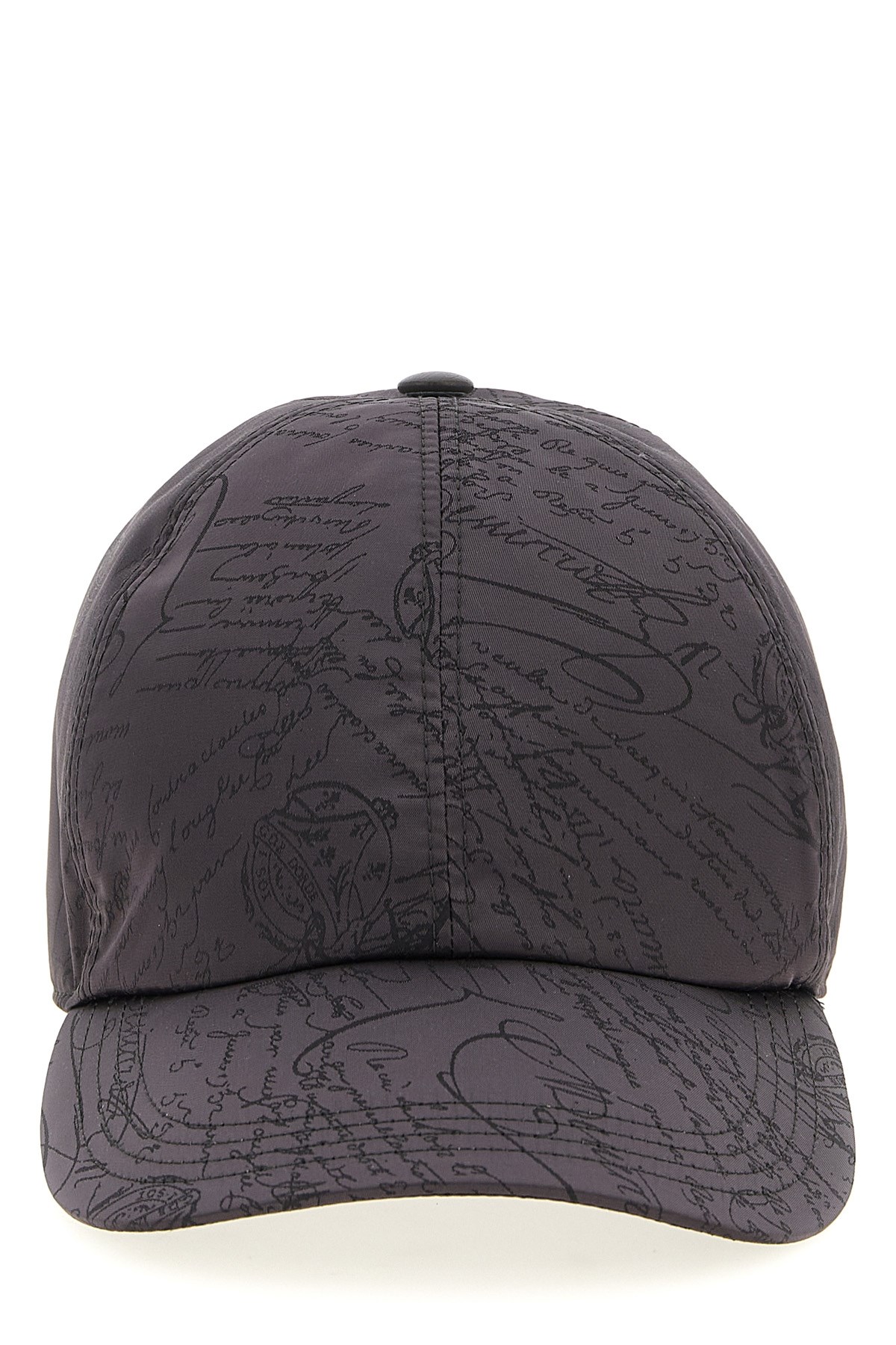 Berluti Grey Scritto Baseball Hat In Gray