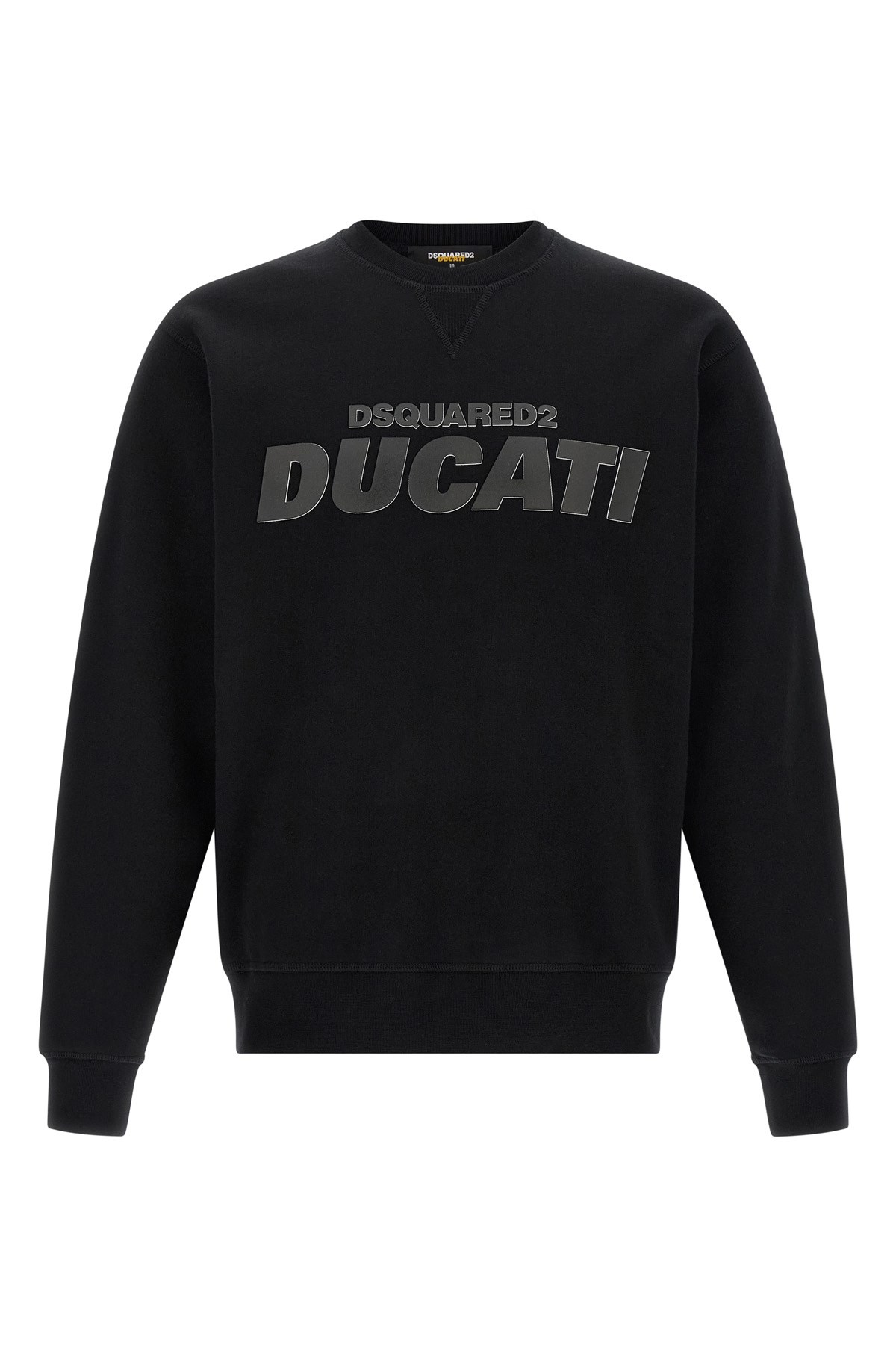 Dsquared2 X Ducati Capsule Crewneck Sweatshirt In Black