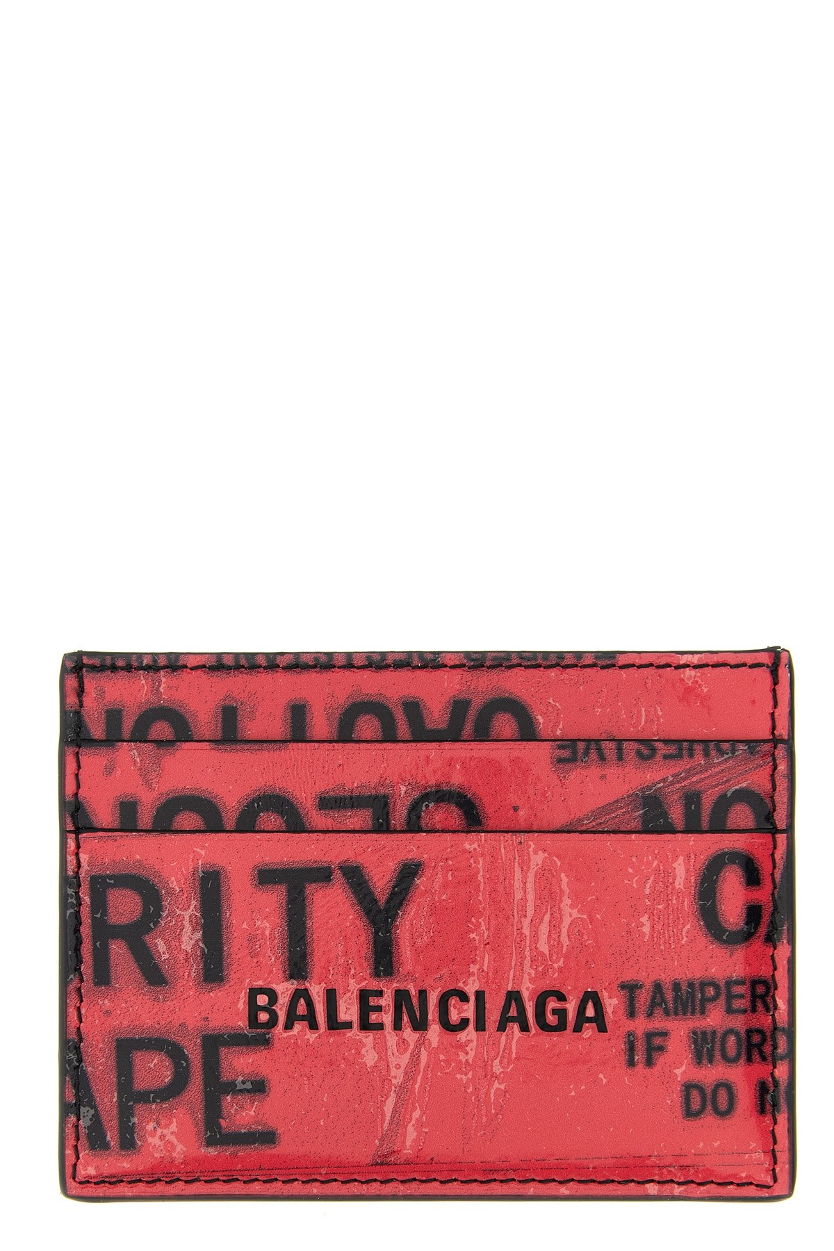 Balenciaga Tape Type Card Holder In Multi