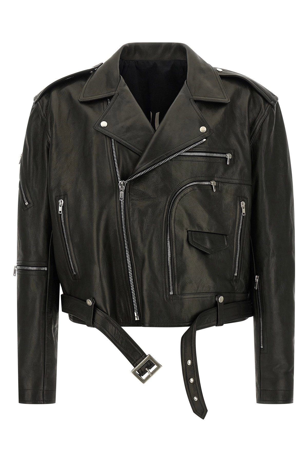 Rick owens 'cropped jumbo bauhaus stooges' jacket available on