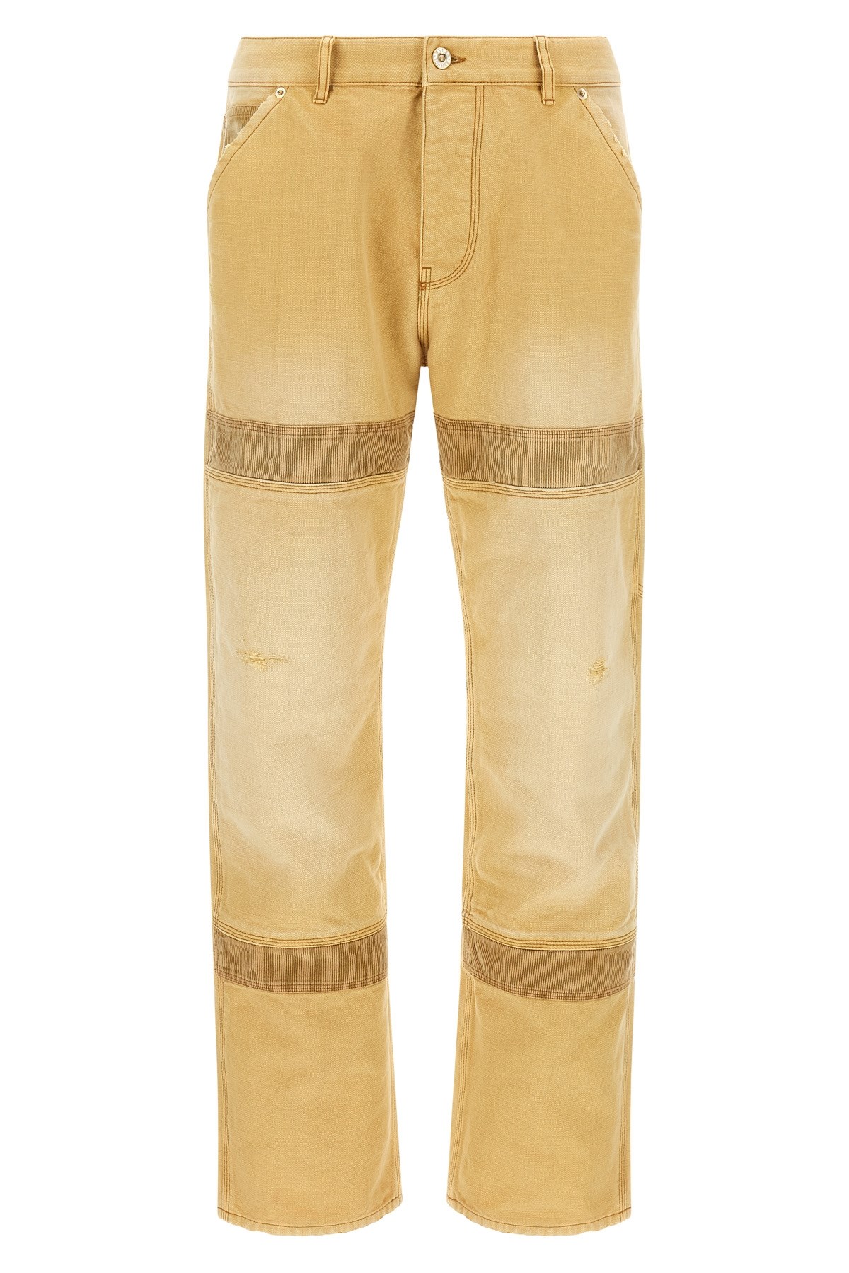 Wales Bonner Japanese Canvas Sierra Straight Trousers In Sand