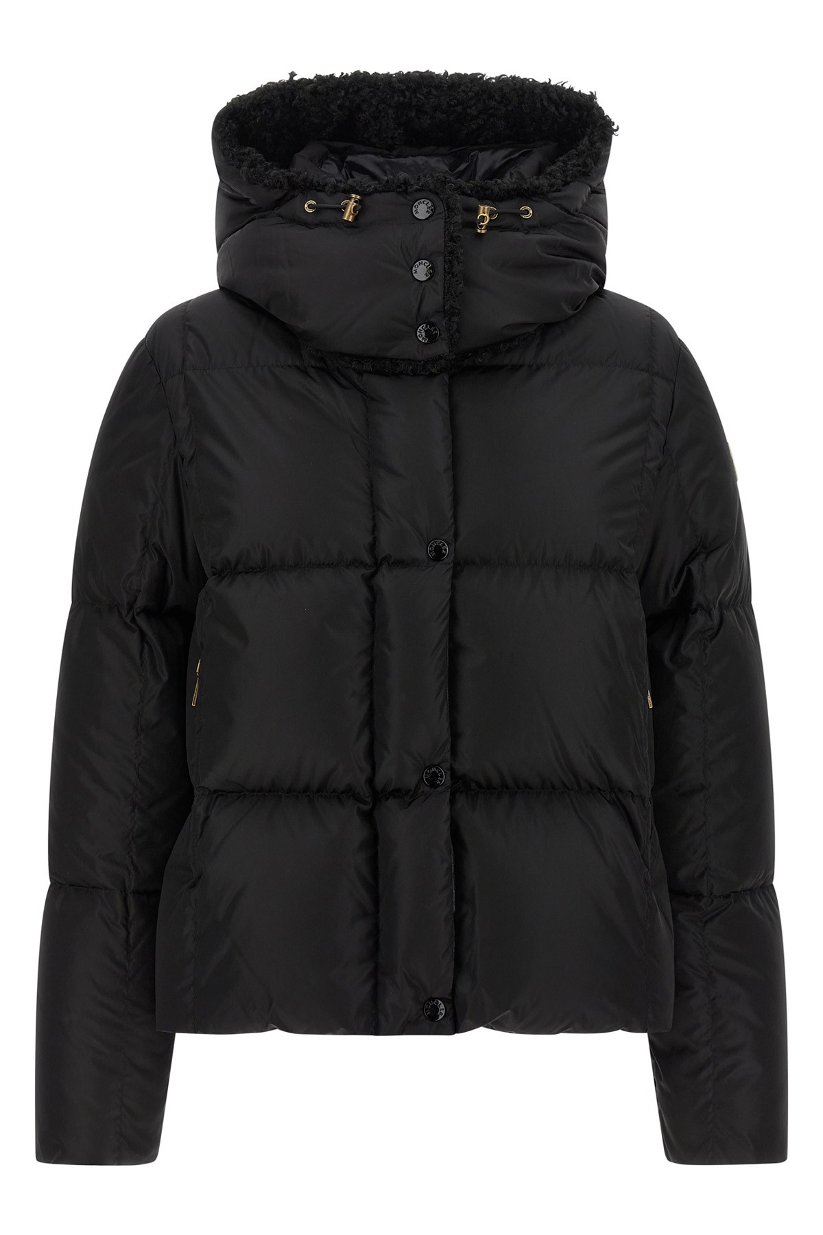 Moncler Castelnou Short Down Jacket In Black