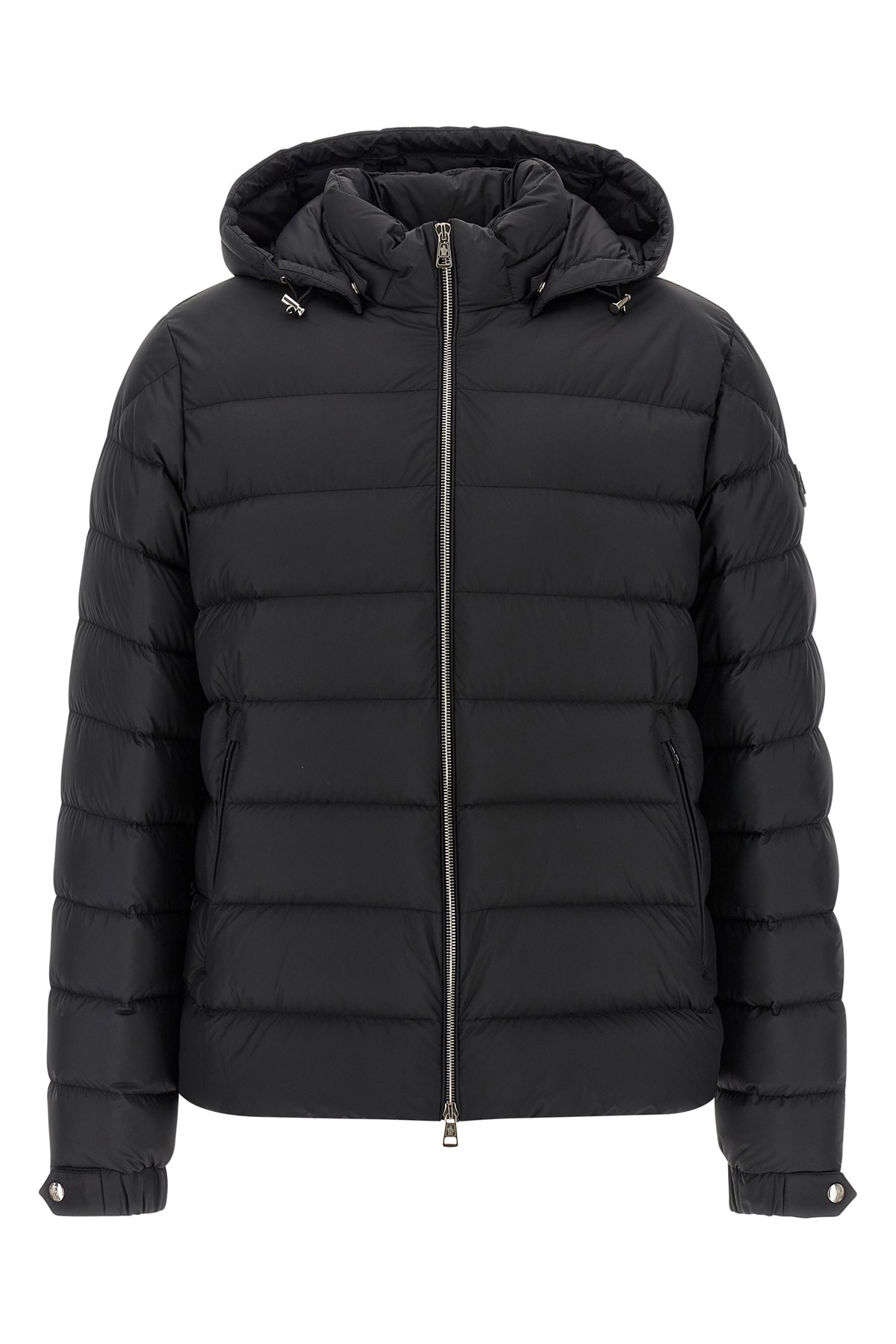 Moncler Arneb Lightweight Micro Chic Down Jacket In Black