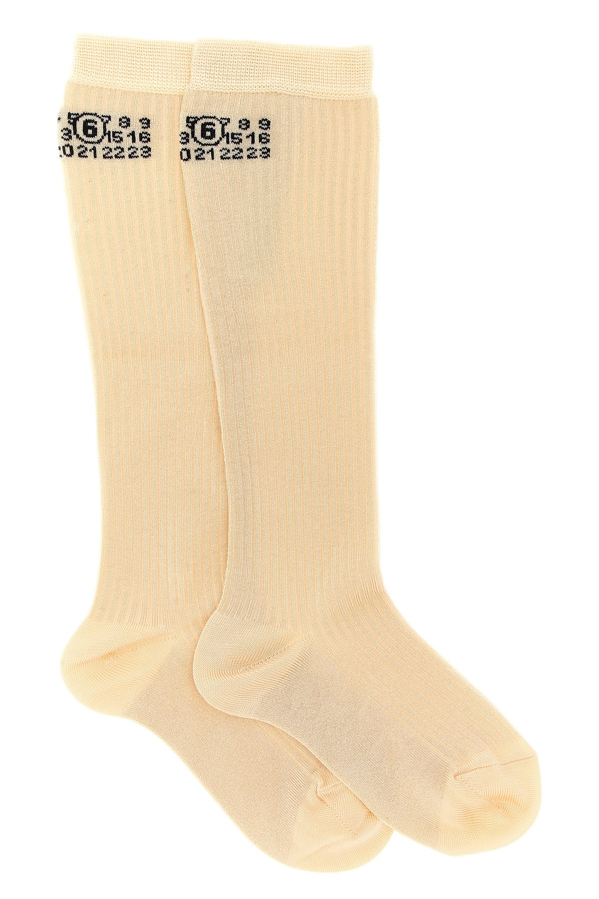 タイツ・ソックス THE ATTICO Women Socks 250WCAK00022742 Beige The attico Logo socks available on julian-fashion.com
