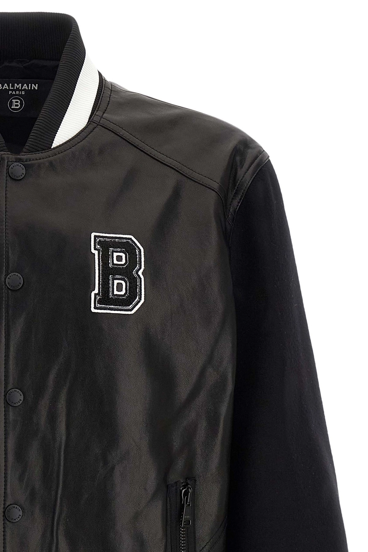 Balmain 'varsity' bomber jacket available on julian-fashion.com