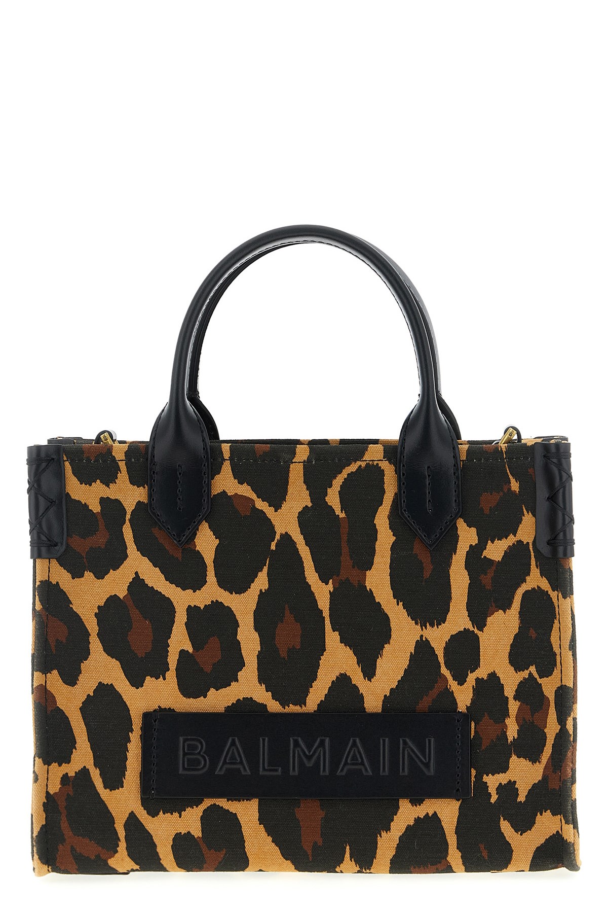 Balmain Small 'b-army' Shopping Bag In Brown
