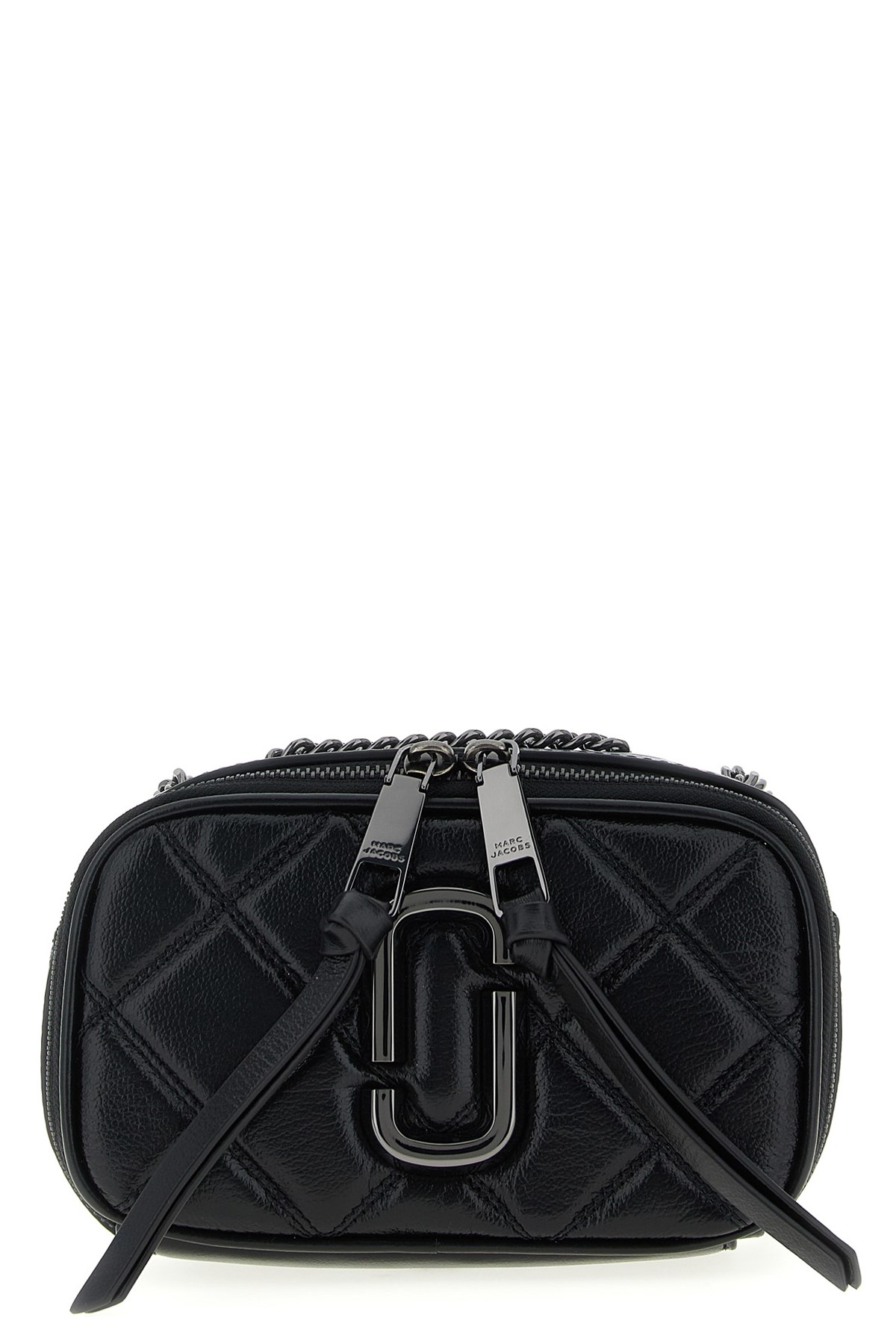 Marc Jacobs 'the Quilted Softshot' Crossbody Bag In Black