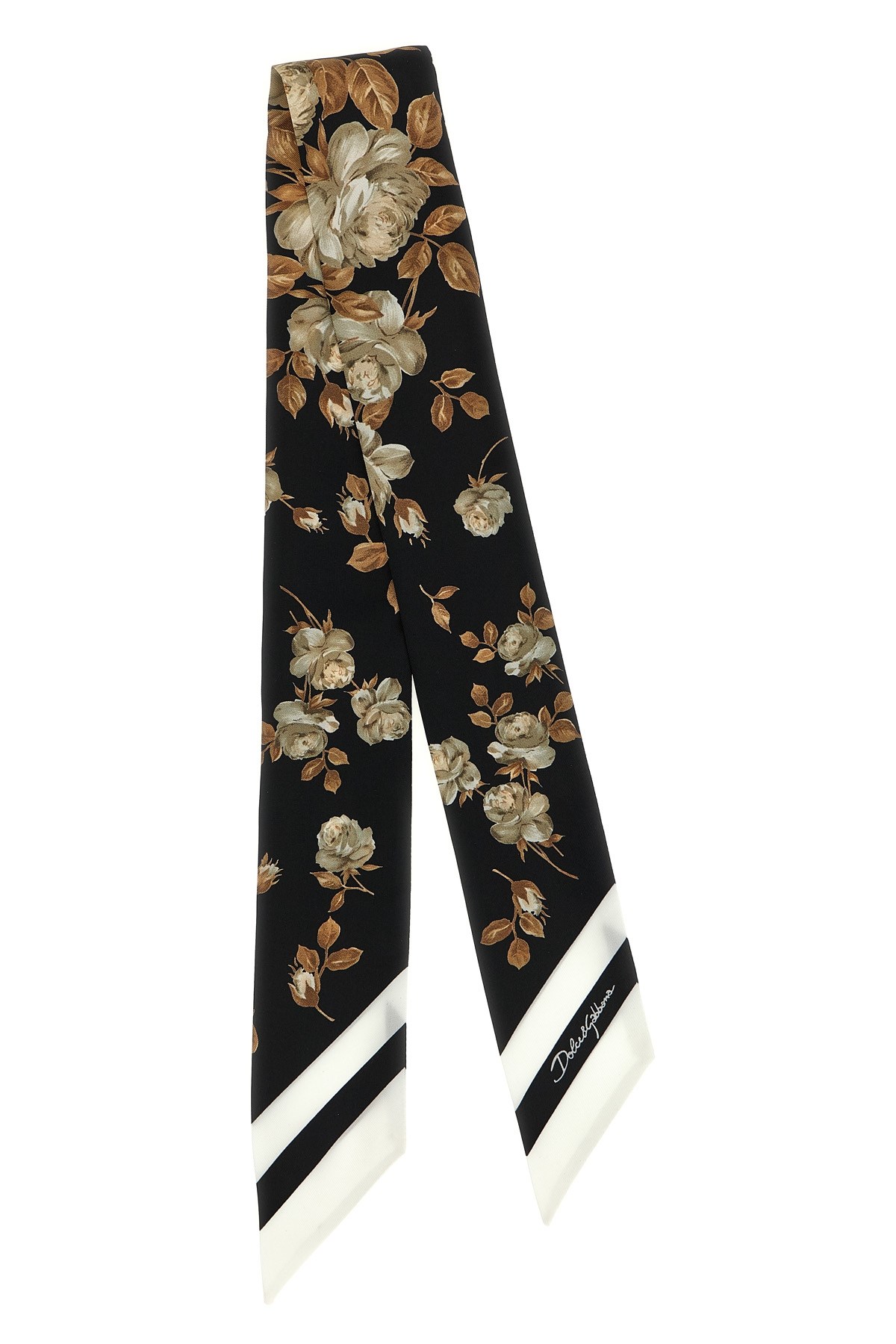 Dolce & Gabbana Silk Bandeau In Multi