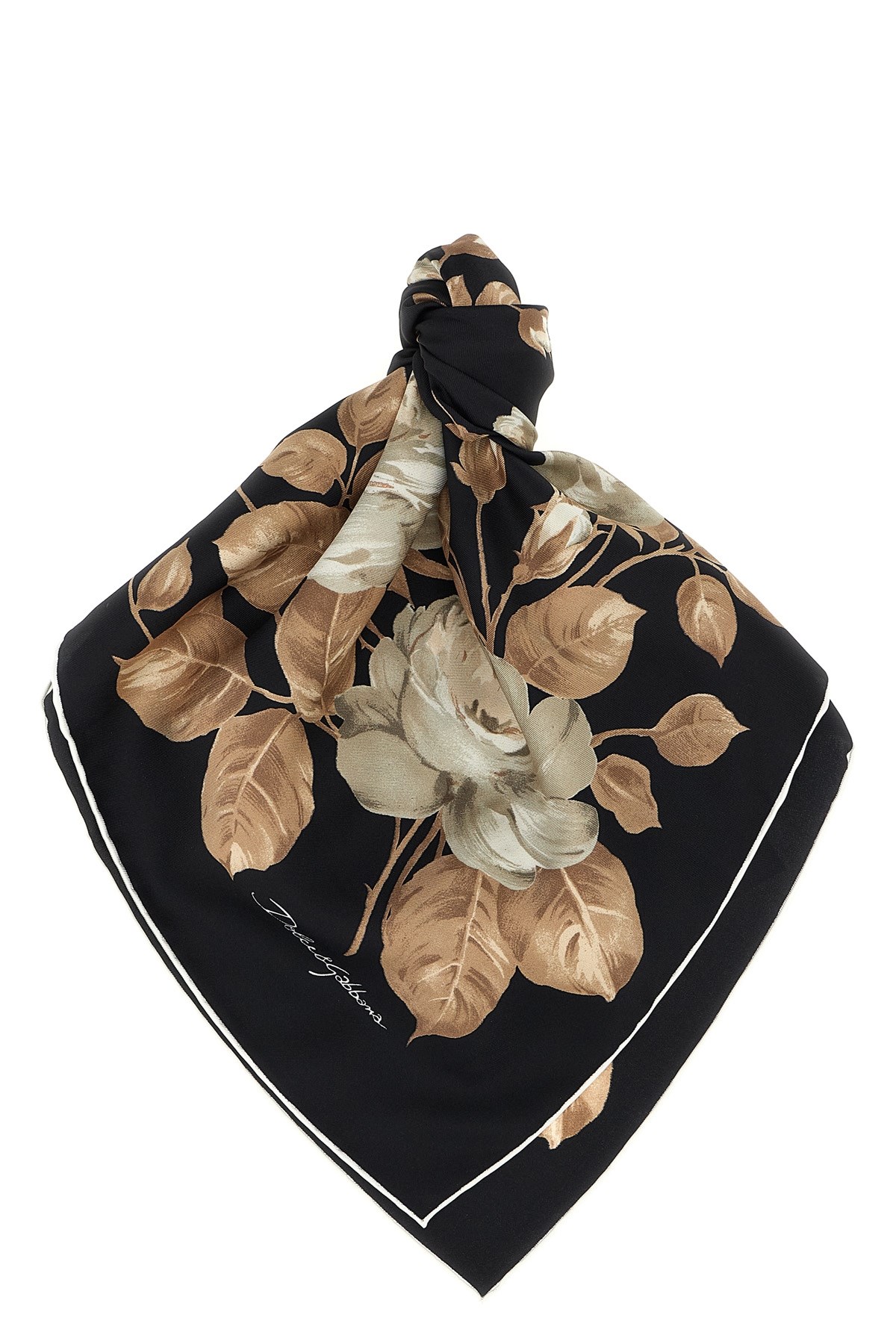 Dolce & Gabbana Silk Scarf In Multi
