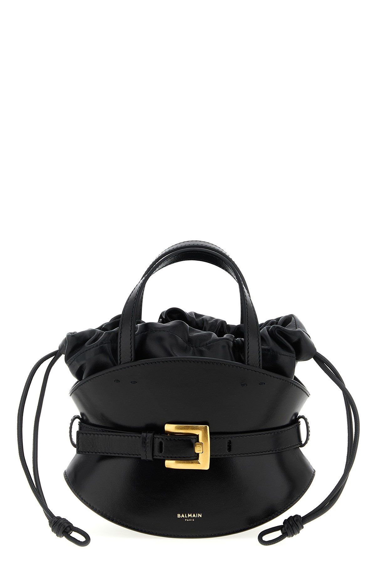 Balmain Shuffle Mini Handbag In Black
