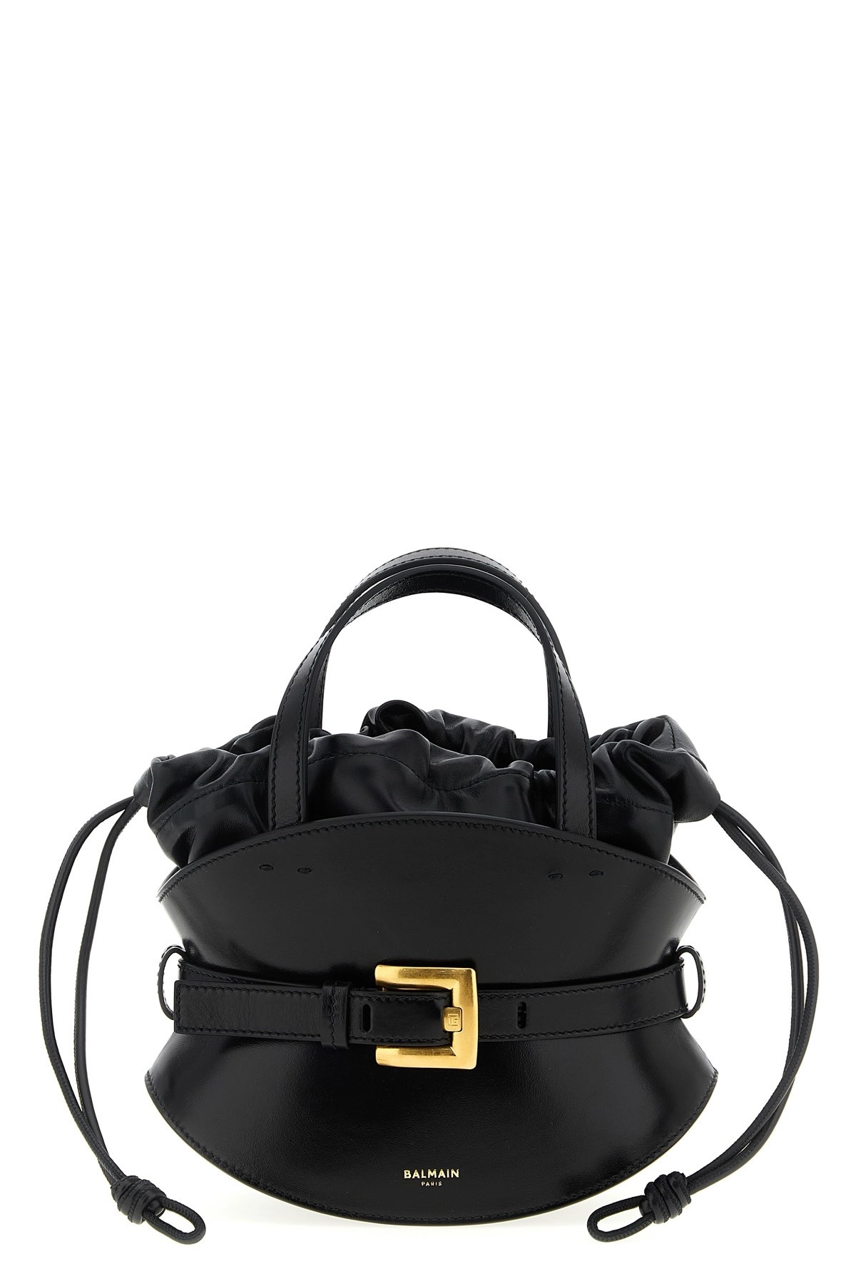 ハンドバッグ BALMAIN 'Shuffle' mini handbag Shuffle Mini bag in leather black black - Women | BALMAIN