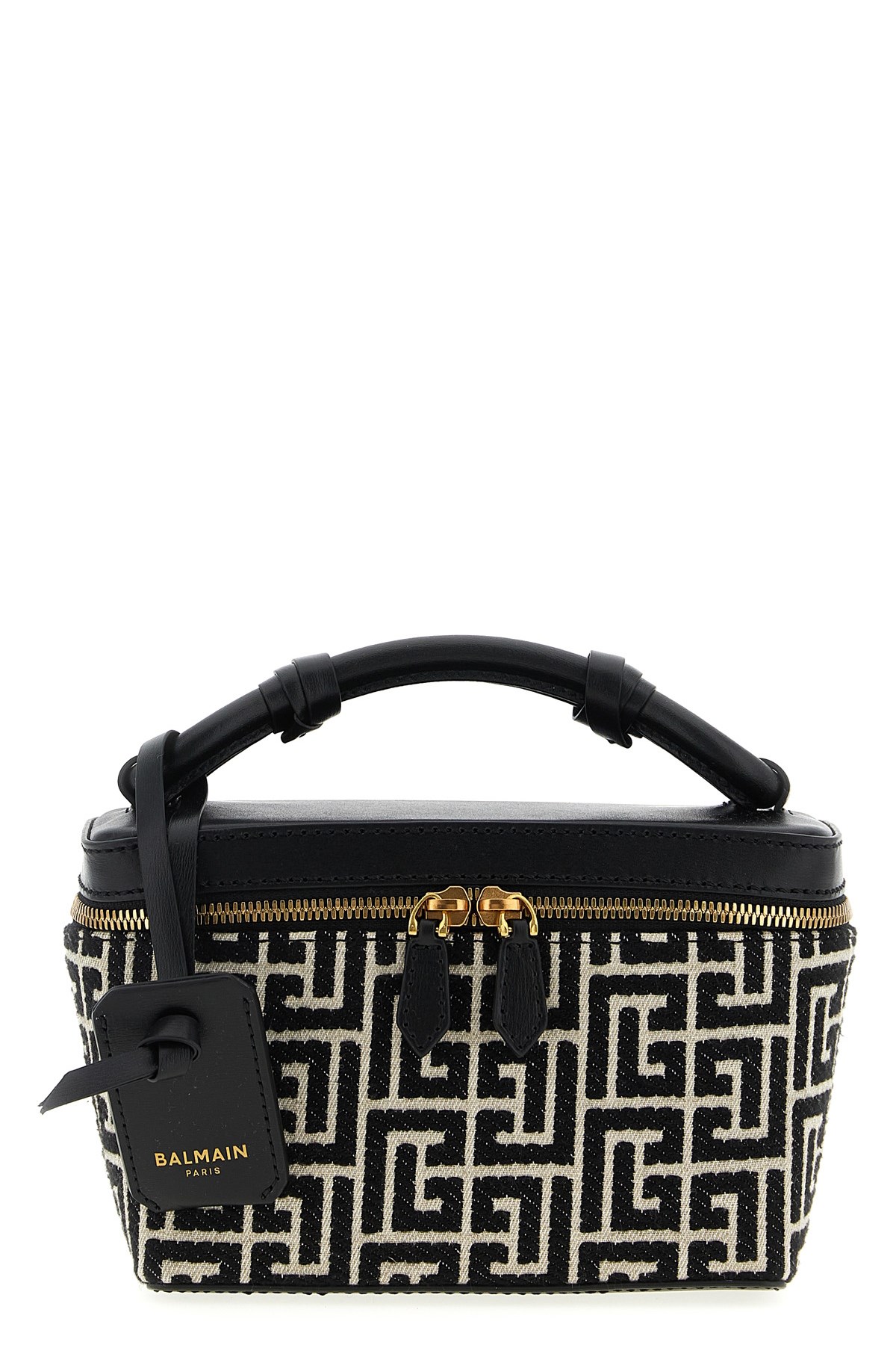 Balmain 'trousse B-army' Crossbody Bag In Black