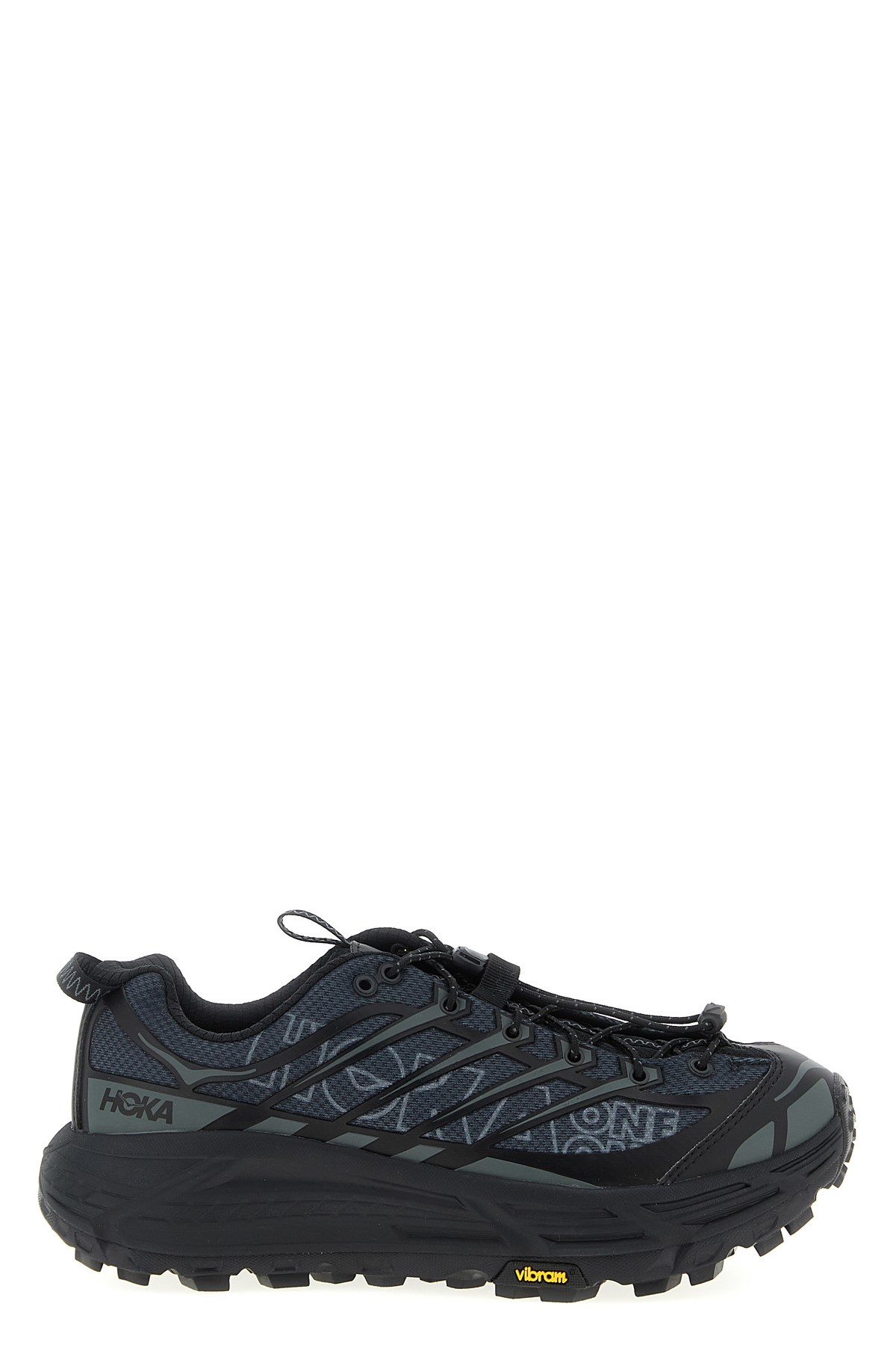 Hoka 'mafate Three2 Wordmark' Sneakers In Black