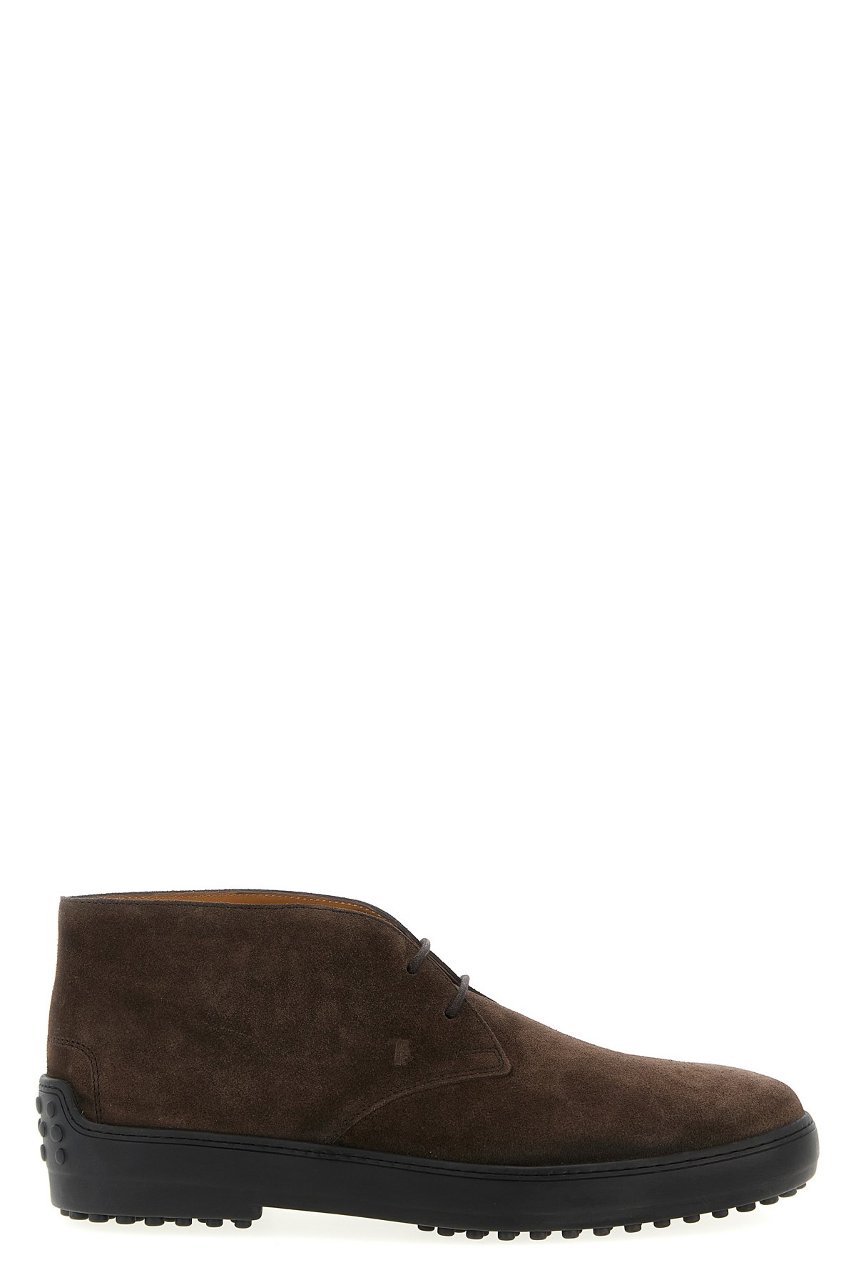 Tod's Winter Gommino Desert Boots In Suede In Brown