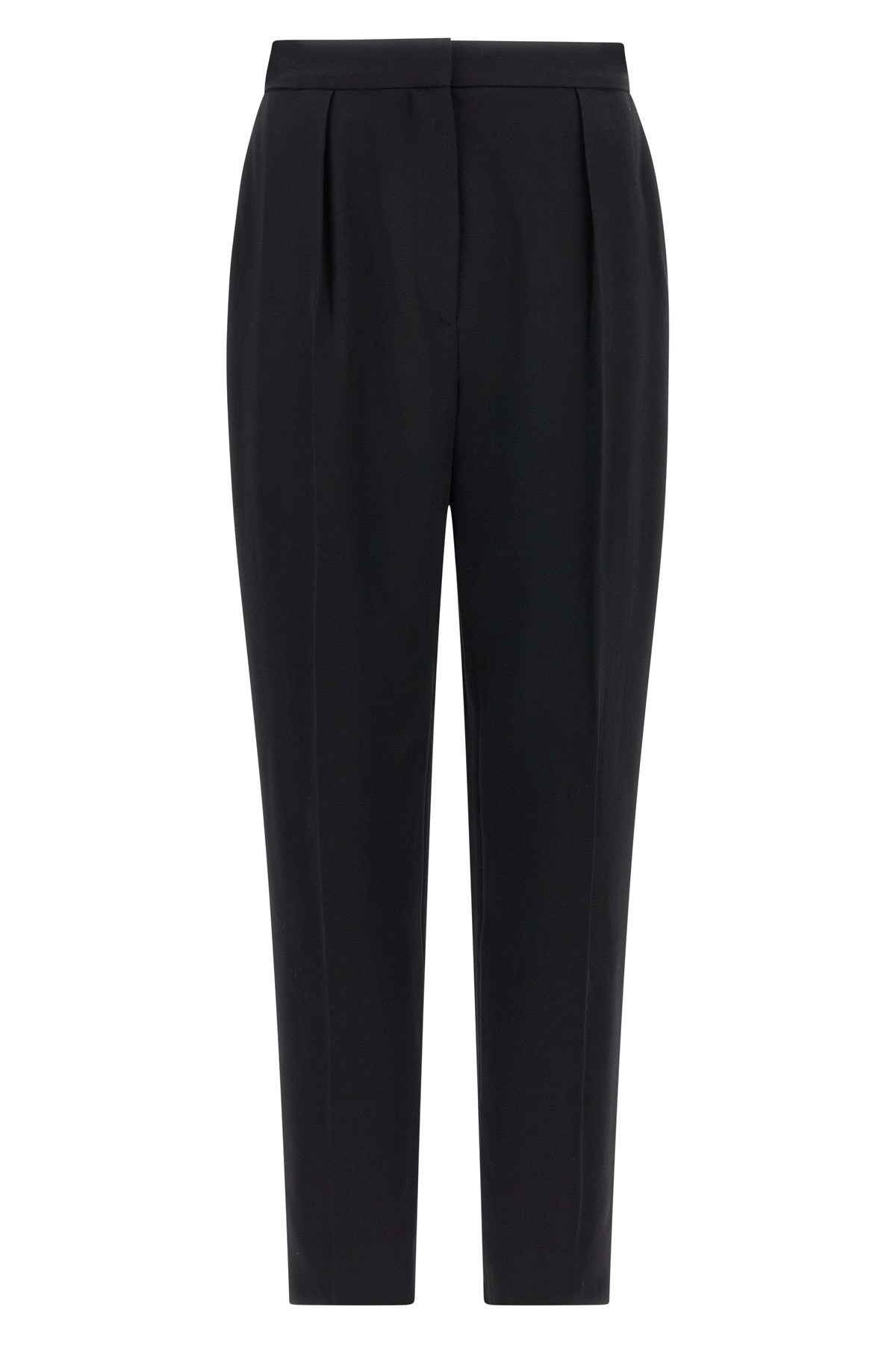 Balmain Tailored Pants Pleated Sash Detail In Black