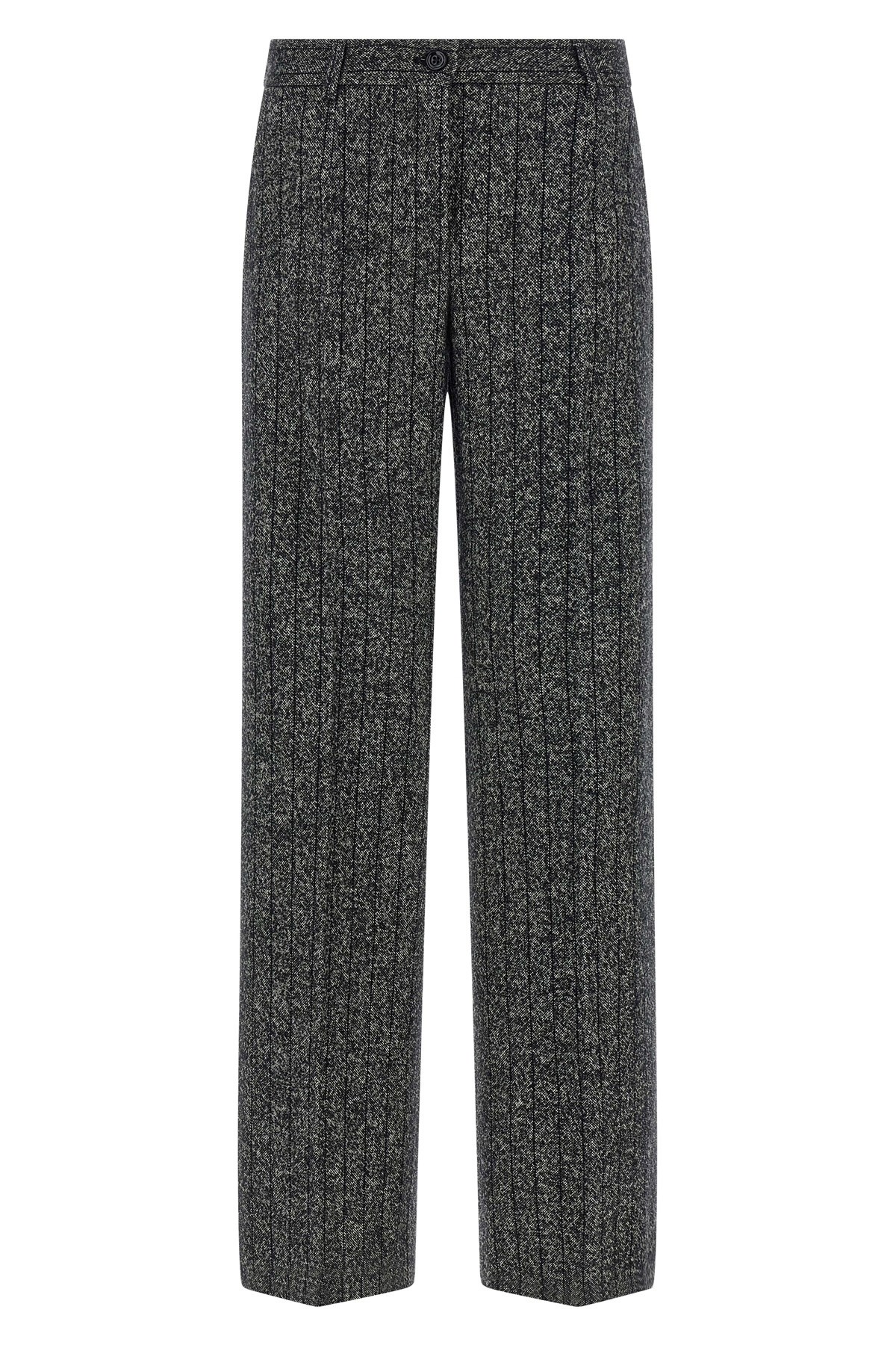 Dolce & Gabbana Striped Wool Pants In Multi