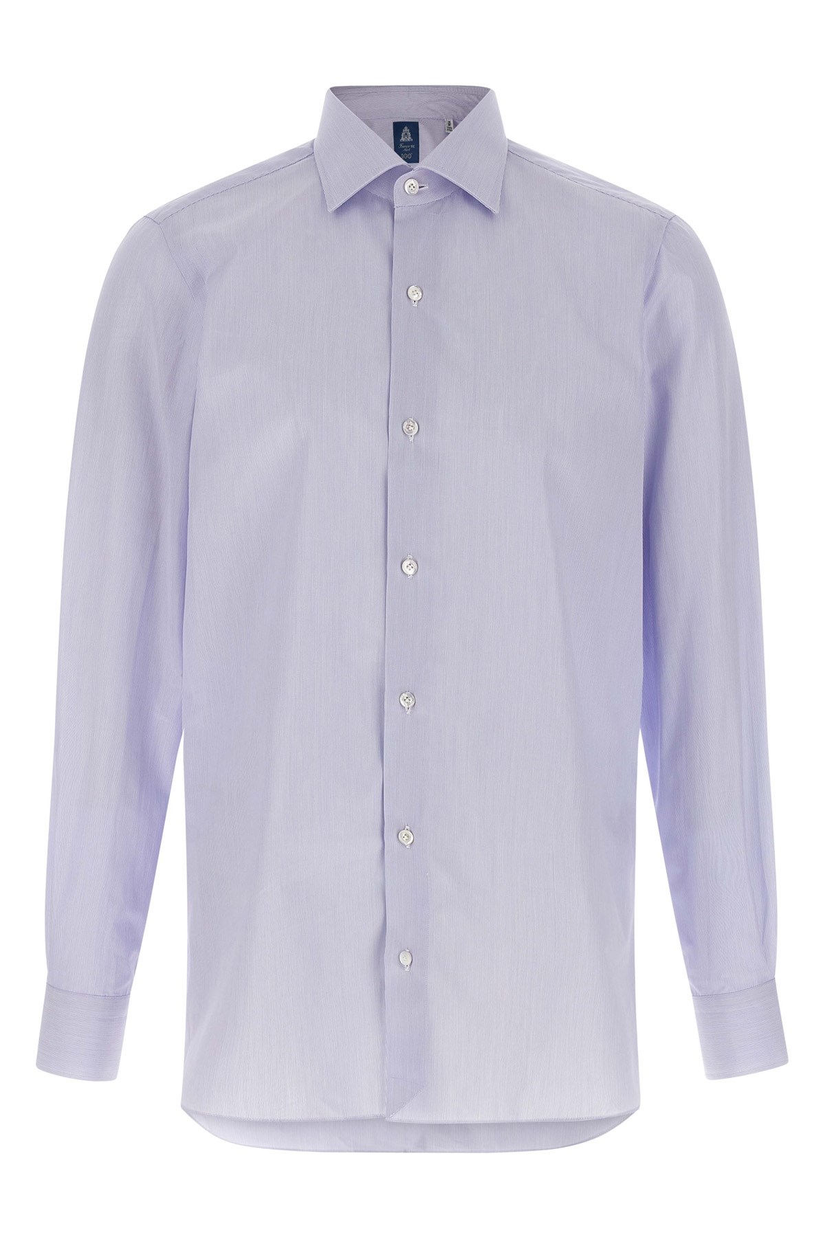 Finamore 1925 Luigi Shirt And Blouse Light Blue In Blue