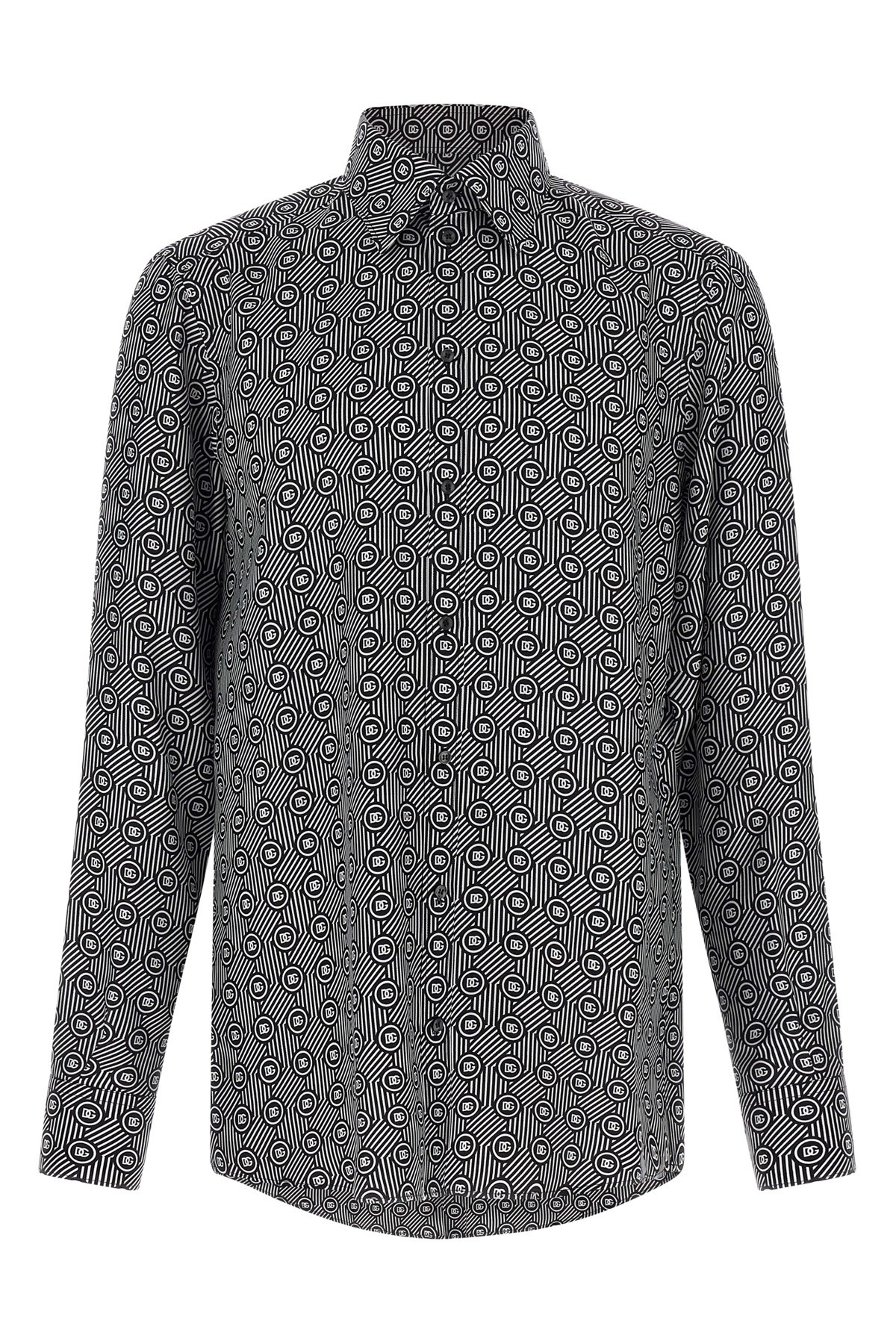 Dolce & Gabbana Private Wardrobe Long Sleeves Shirt In Gray