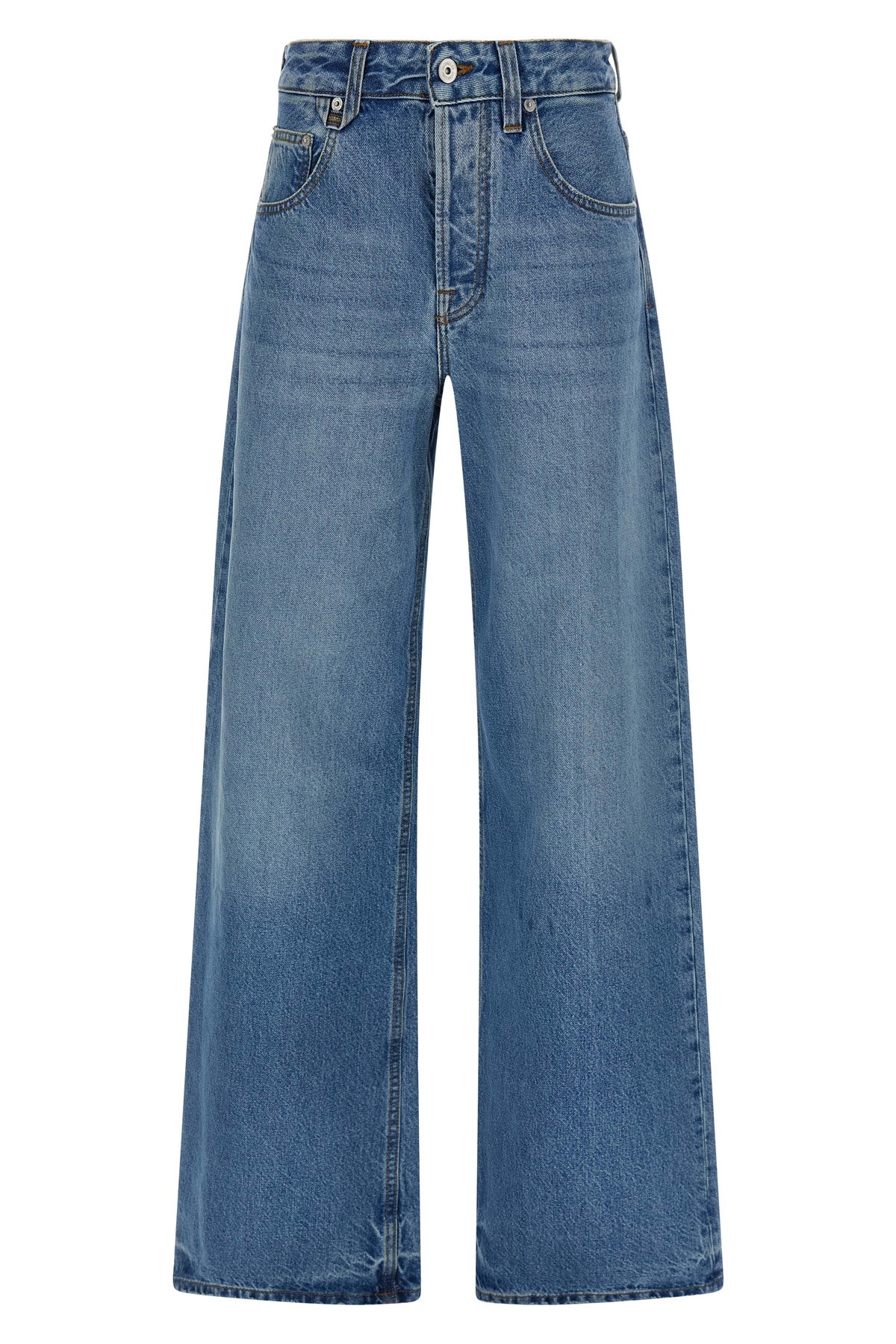 Jacquemus Le De-nîmes Large Jeans Light Blue In Blue