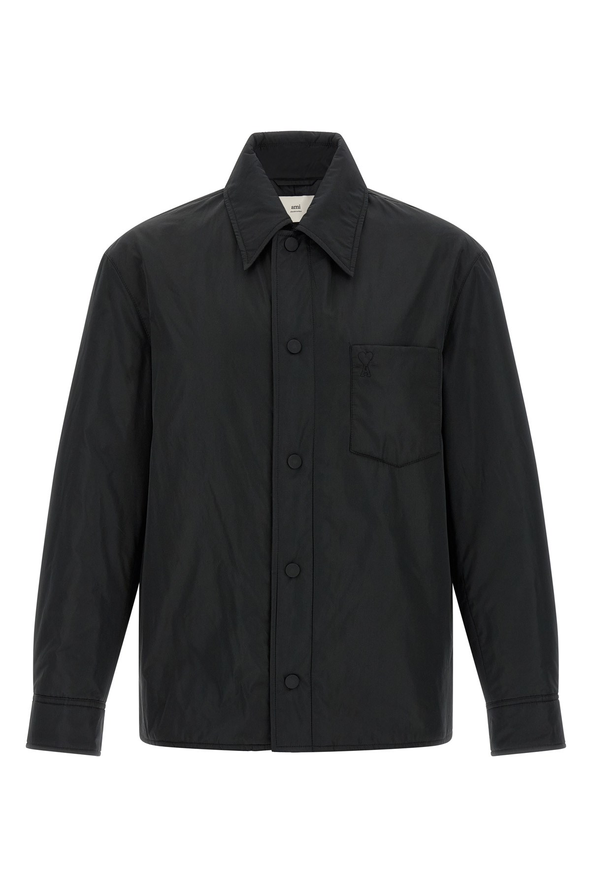 Ami Alexandre Mattiussi 'ami De Coeur' Overshirt In Black