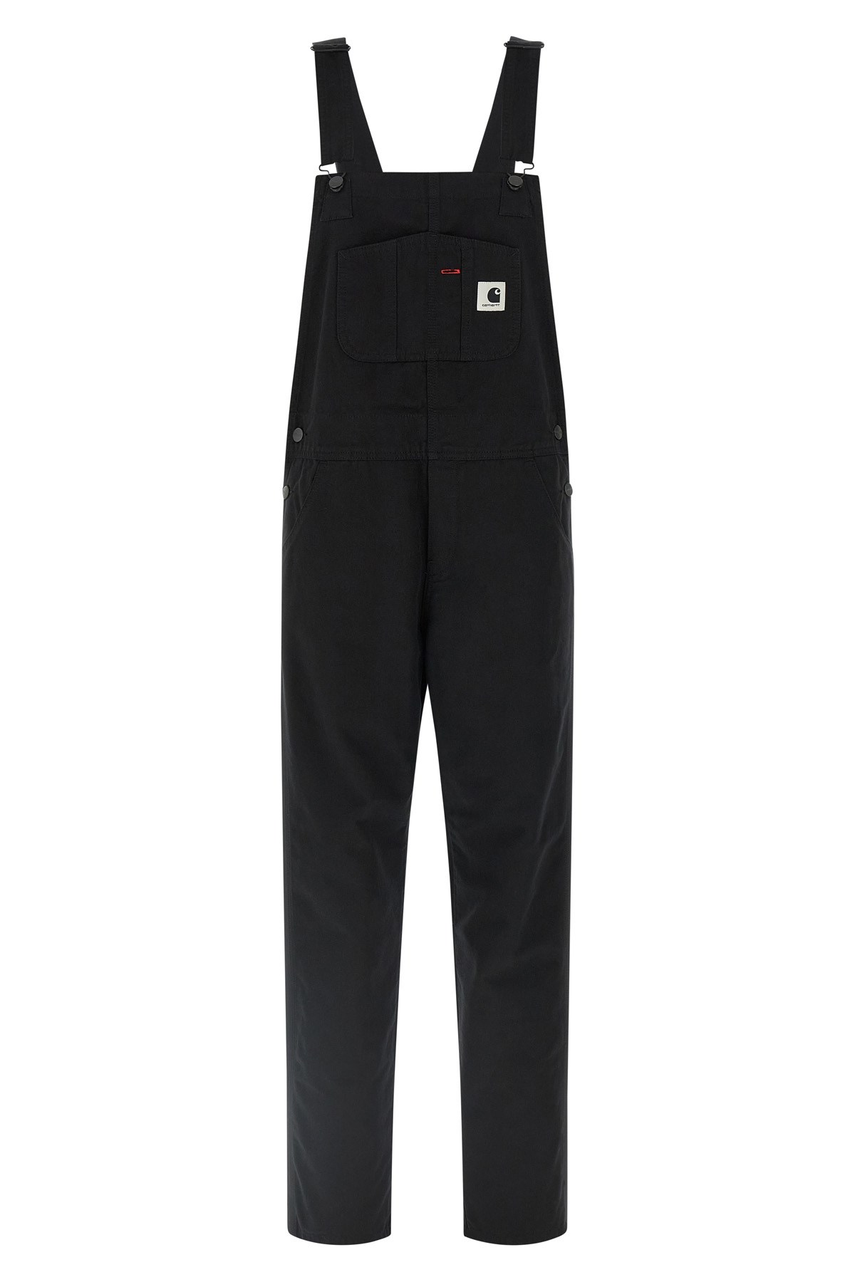 Carhartt Black Bib Overalls In Black