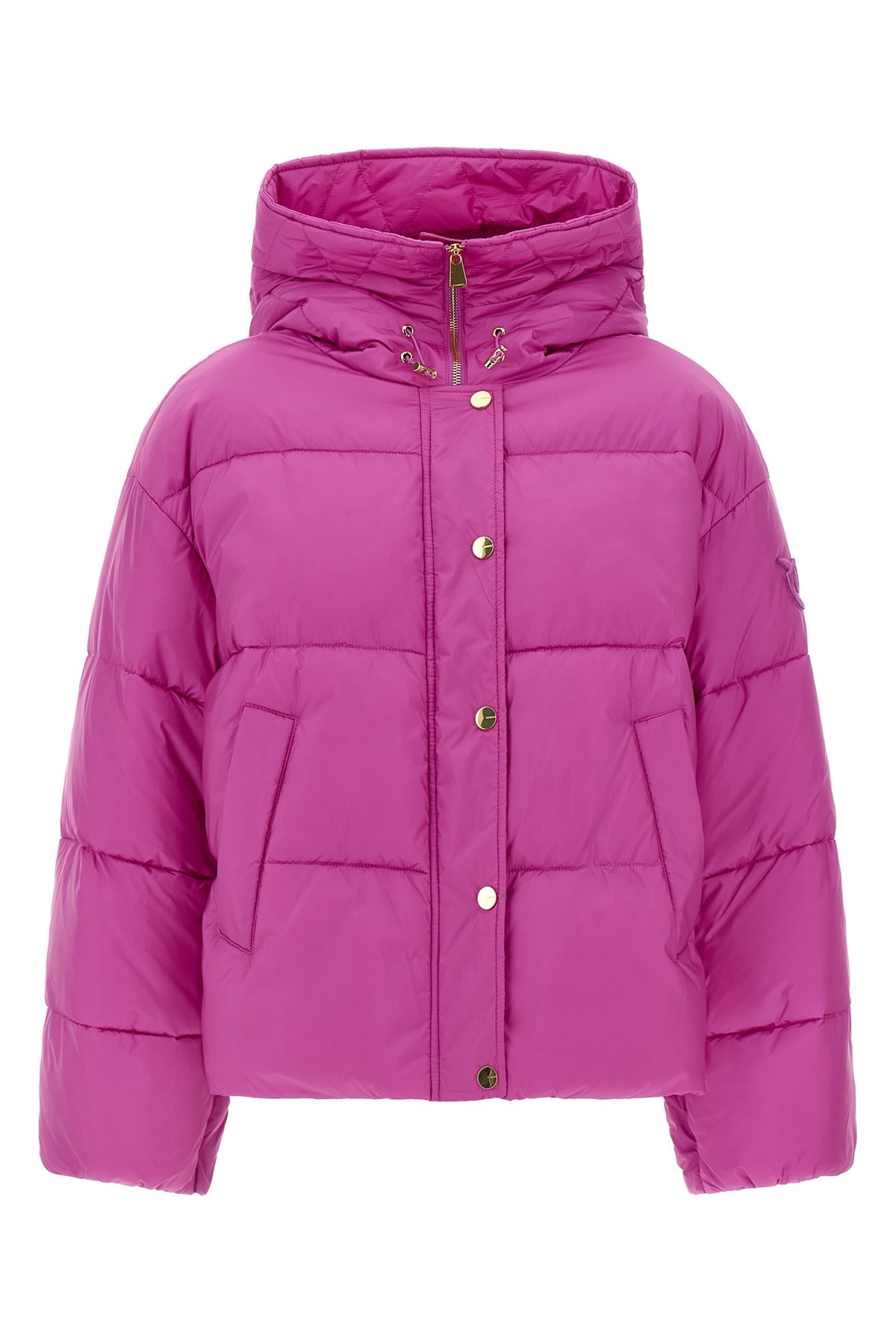 Pinko Impasto Puffer Jackets Purple In Purple