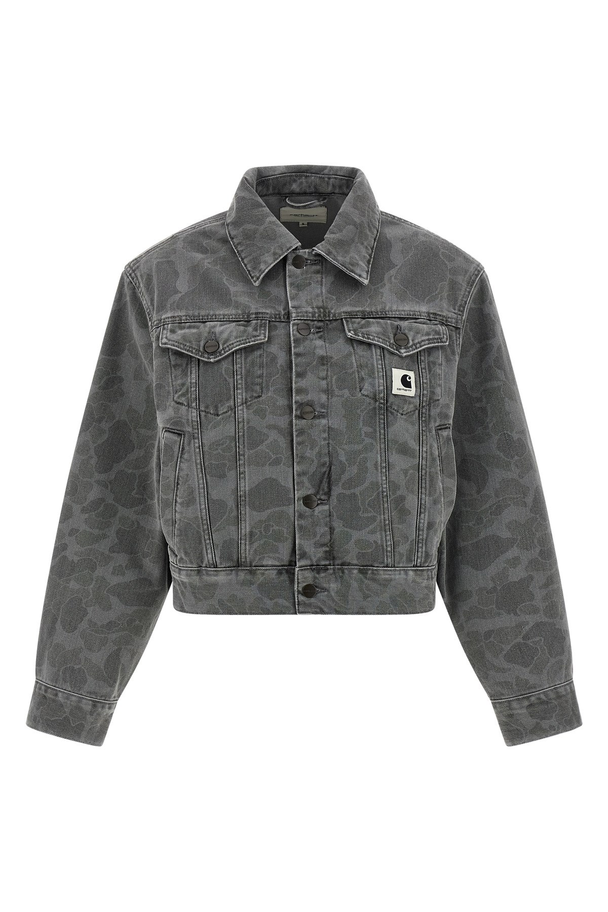 Carhartt Duck Orell Puffer Jackets Gray In Gray
