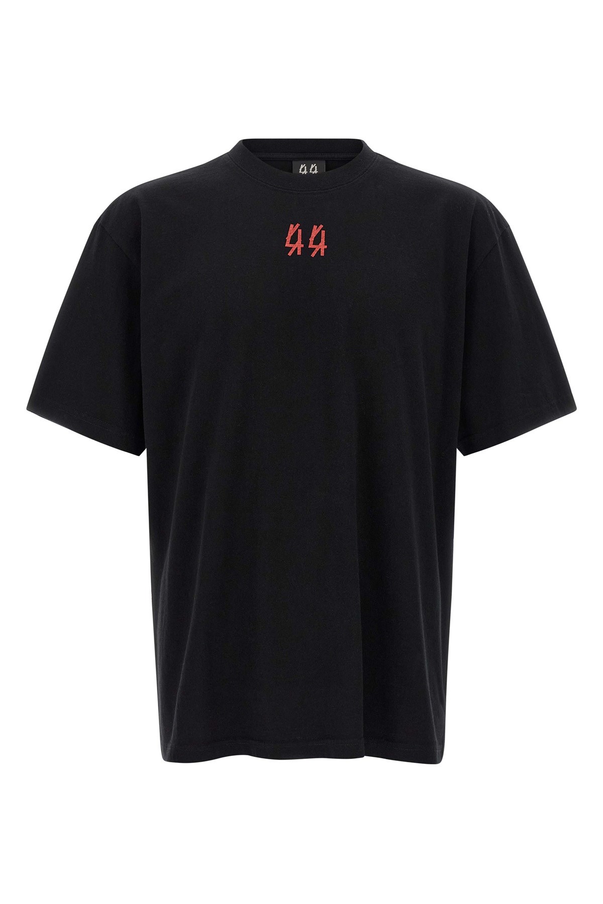 44 Label Group Man T-shirt Charcoal Size Xxl Cotton In Black