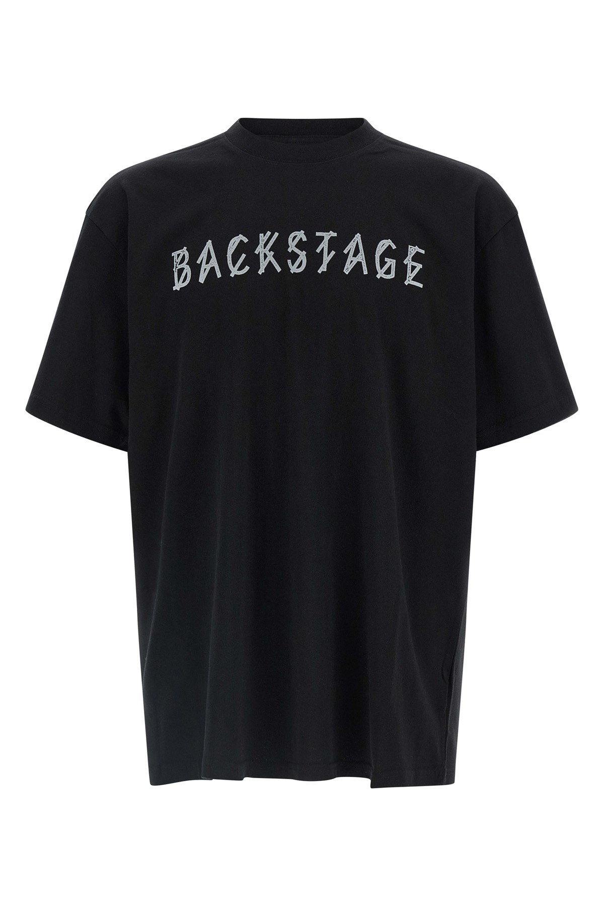 44 Label Group Men Cotton T-shirt With Logo In Black