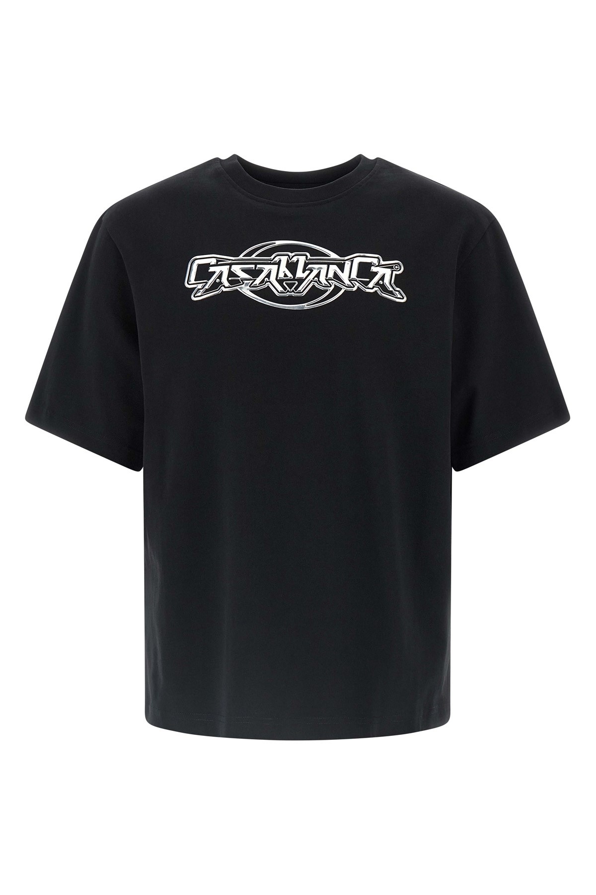Casablanca 3d Graphic Print Oversized Short Sleeve T-shirt In Black