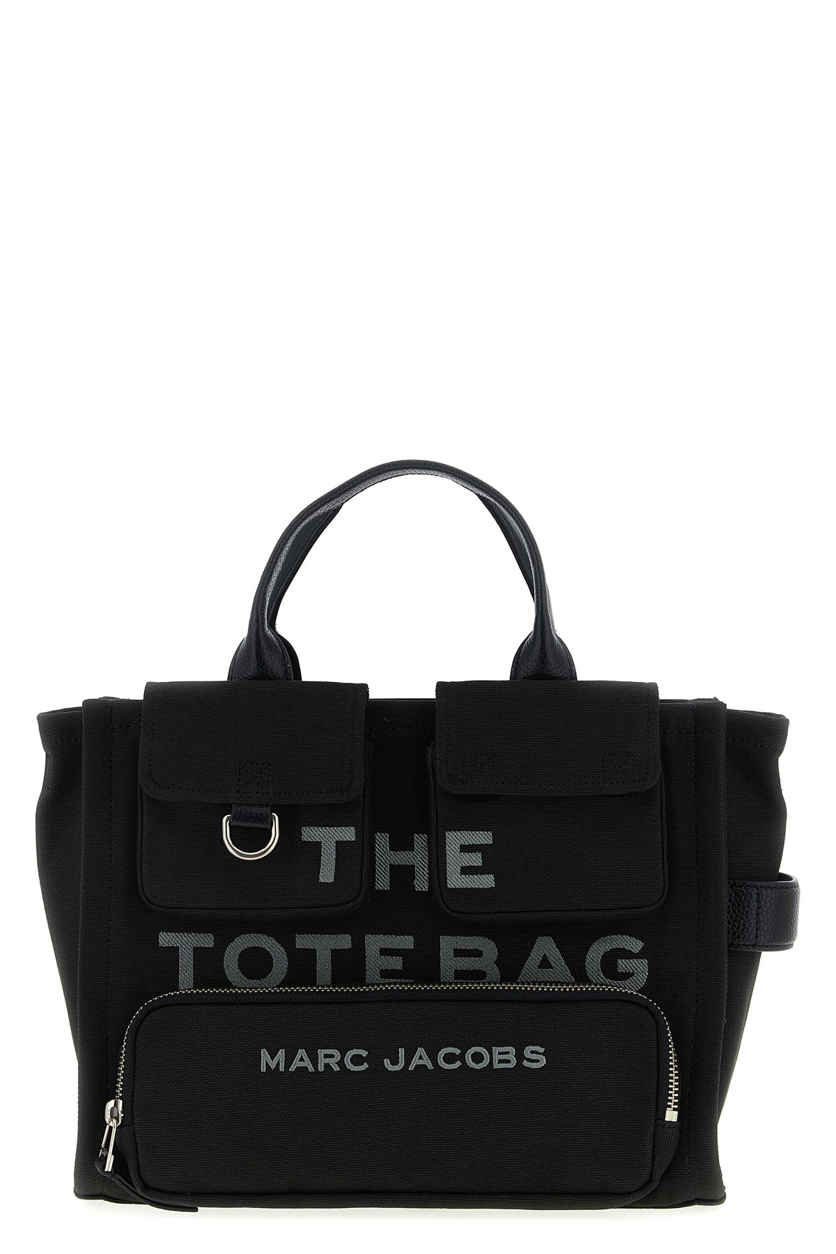 Marc Jacobs 'the Cargo Canvas Medium Tote' Handbag In Black