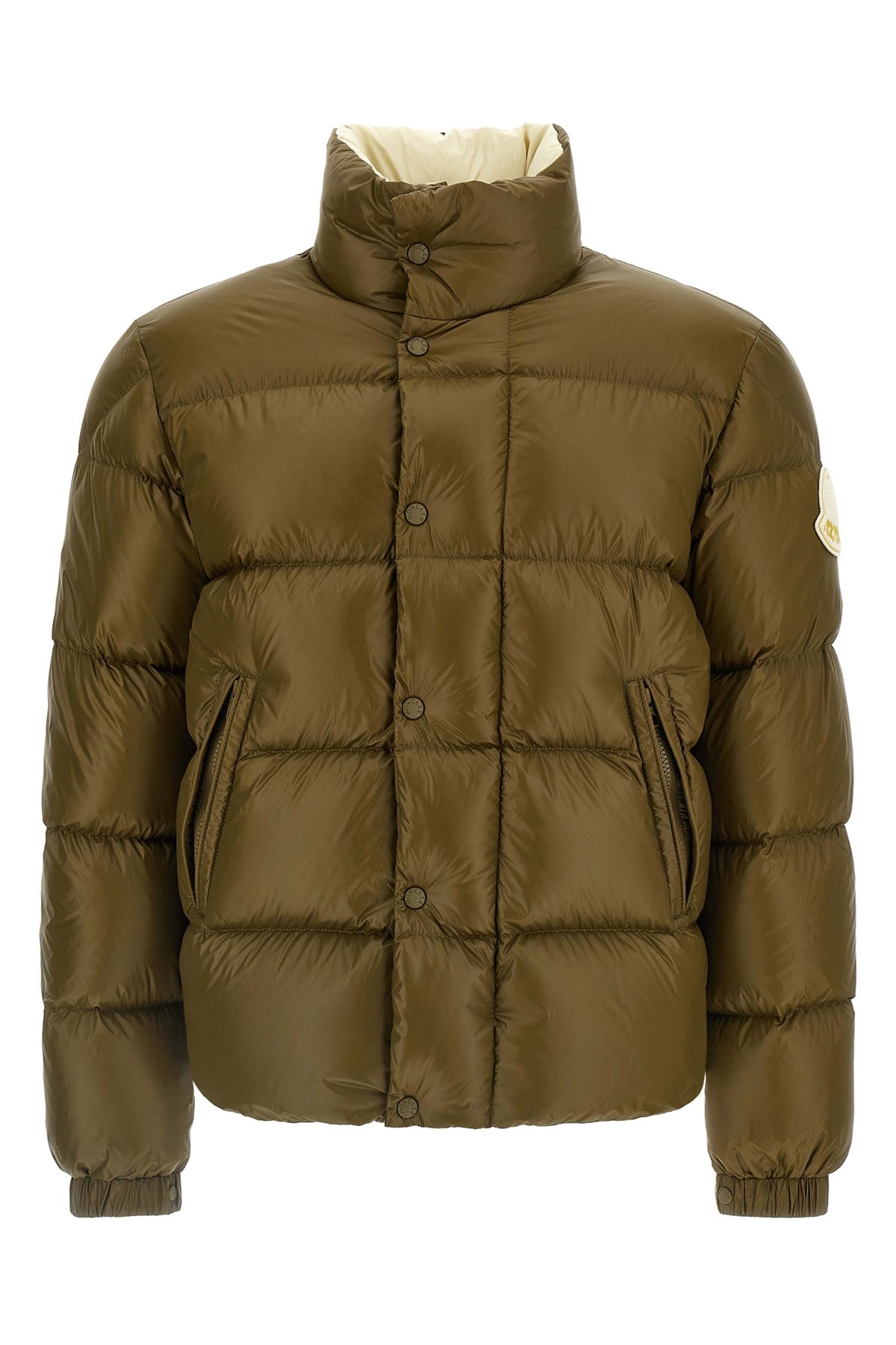 Moncler Tripiti Short Down Jacket In Green