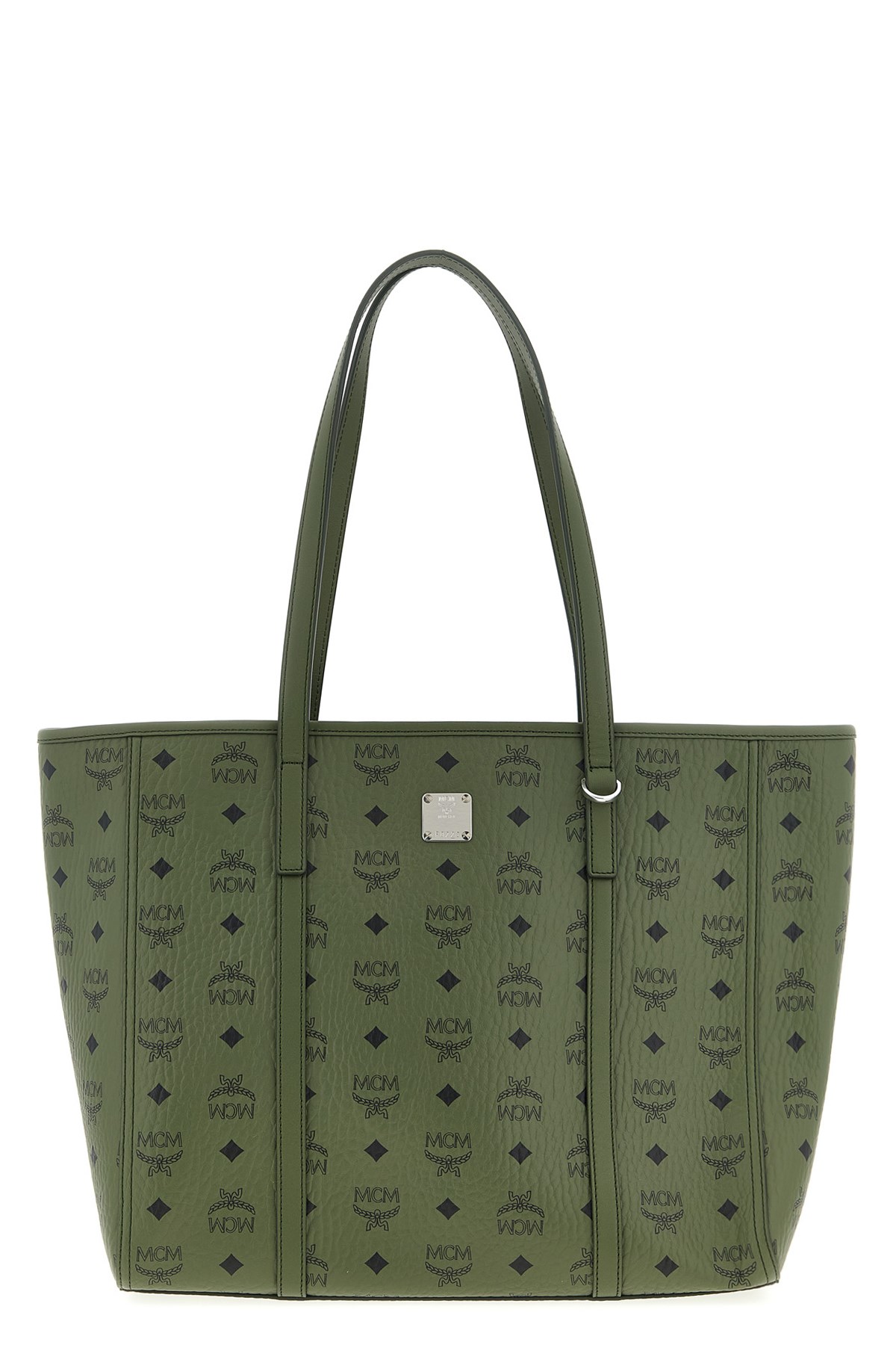 Mcm Medium Toni Shopping Bag In Green