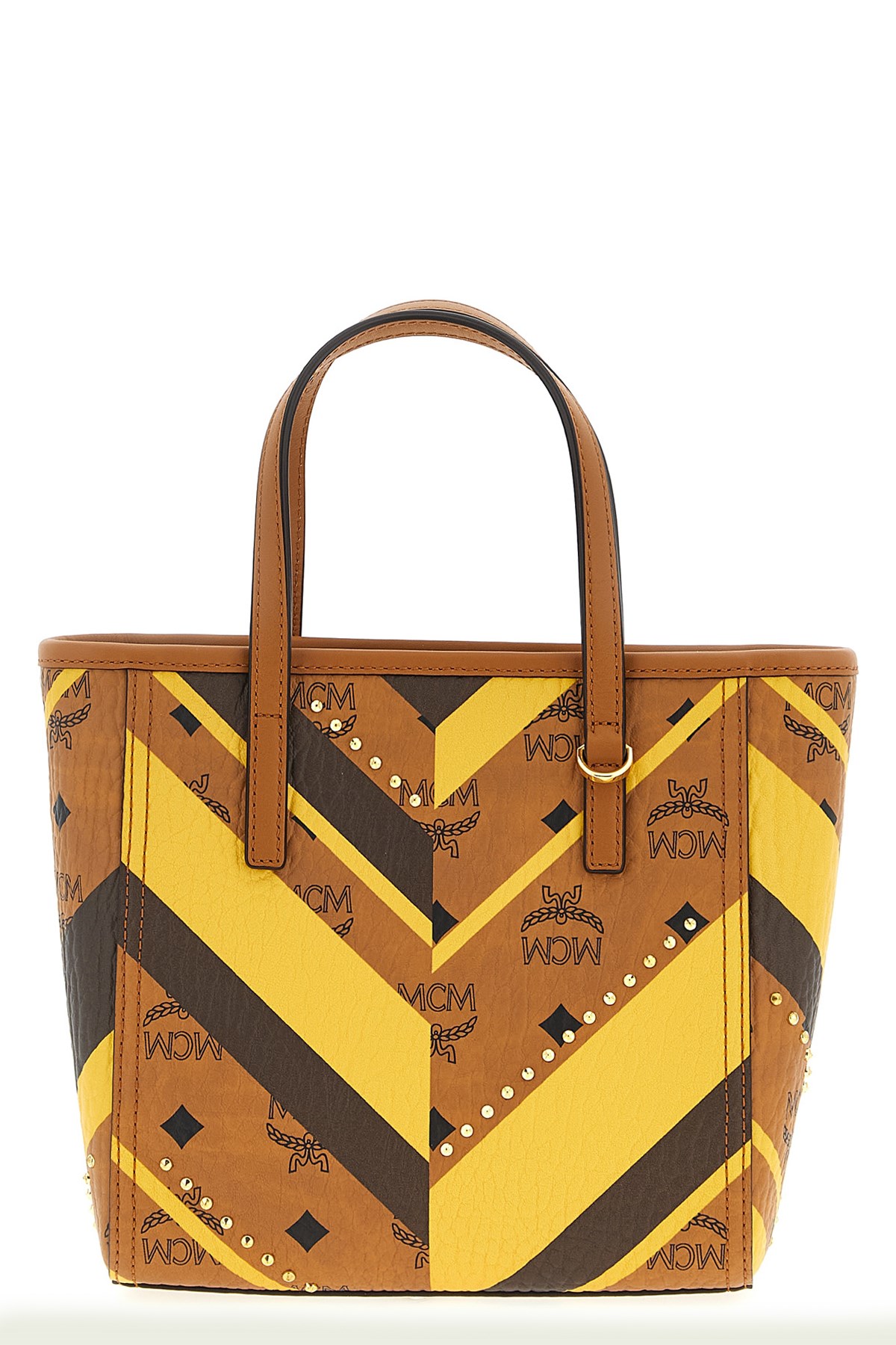 Mcm Toni Mini Shopping Bag In Multi