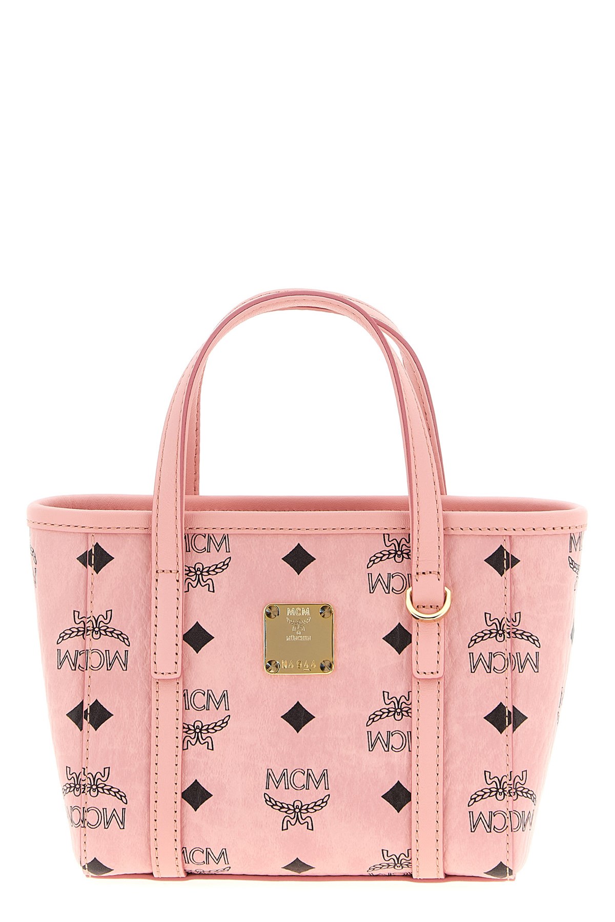 Mcm Toni X-mini Shopping Bag In Pink