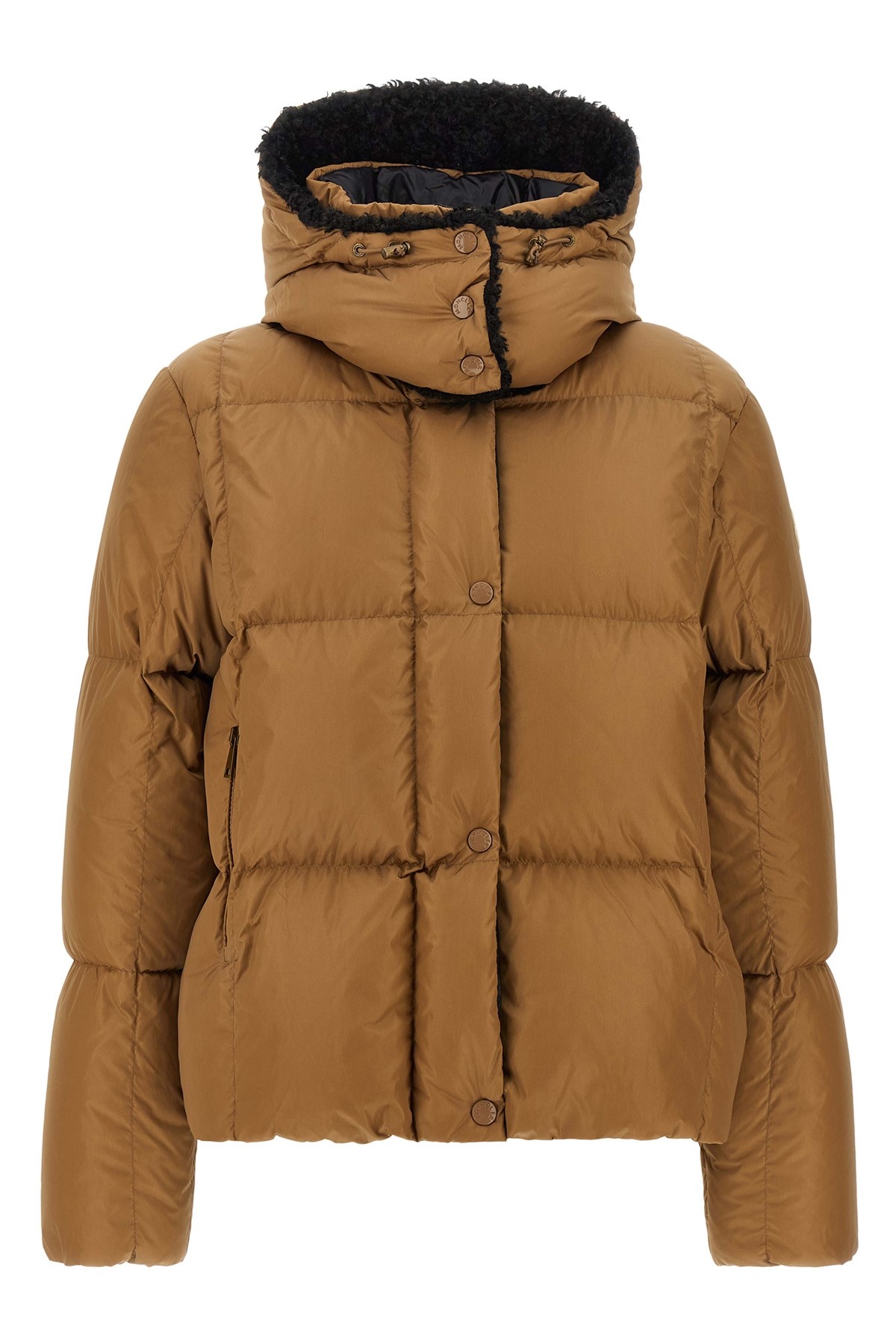 Moncler 'castelnou' Down Jacket In Brown