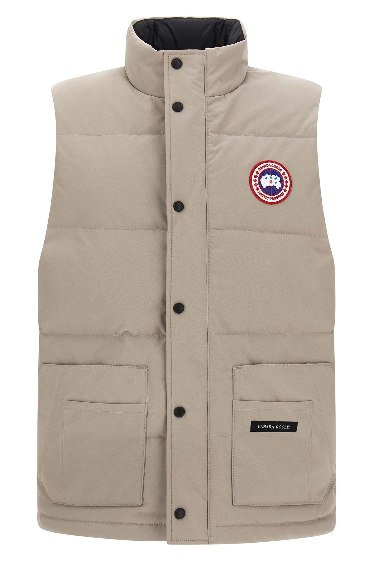 Canada Goose Freestyle Crew Quilted Padded Vest In Gray