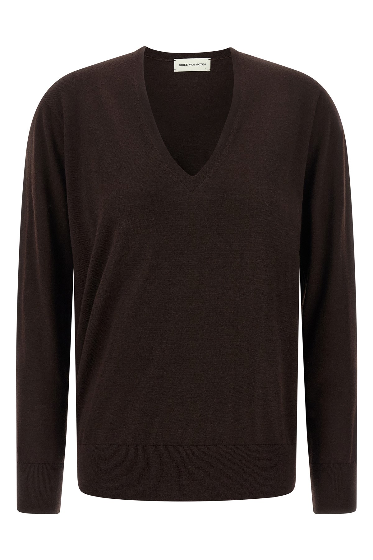 Dries Van Noten 'tuomas' Sweater In Brown