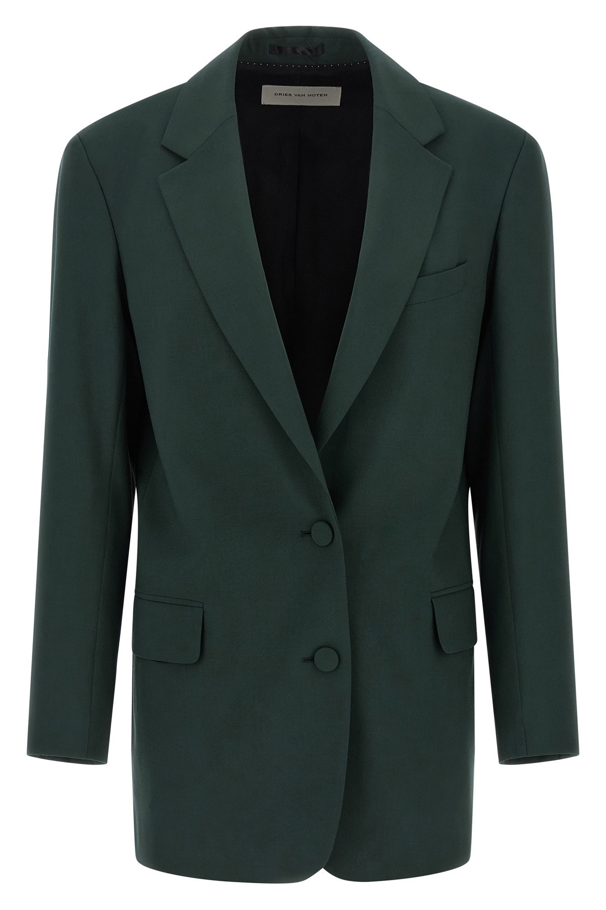 Dries Van Noten Basti Blazer In Green
