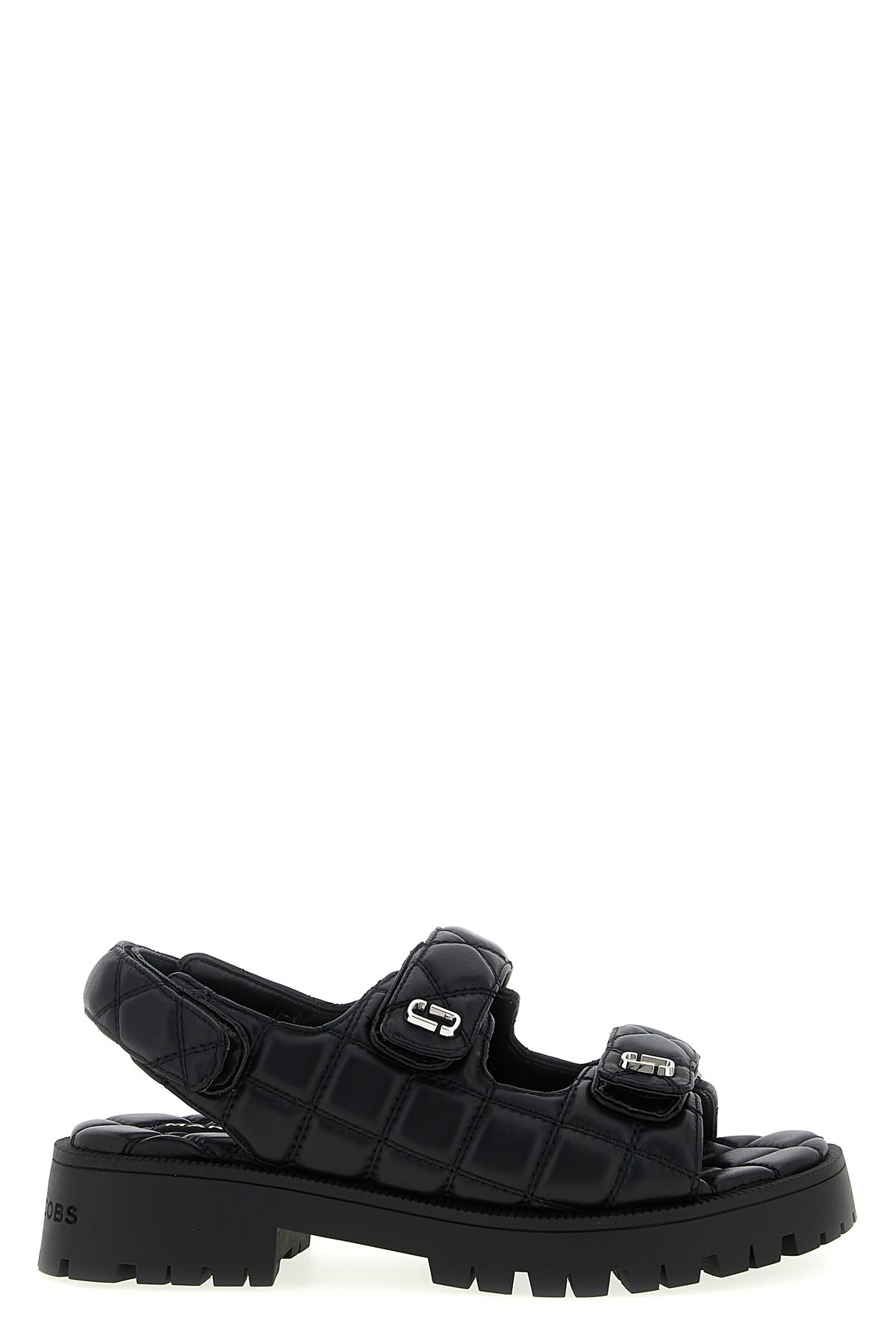 Marc Jacobs 'the Quilted Sunny' Sandals In Black
