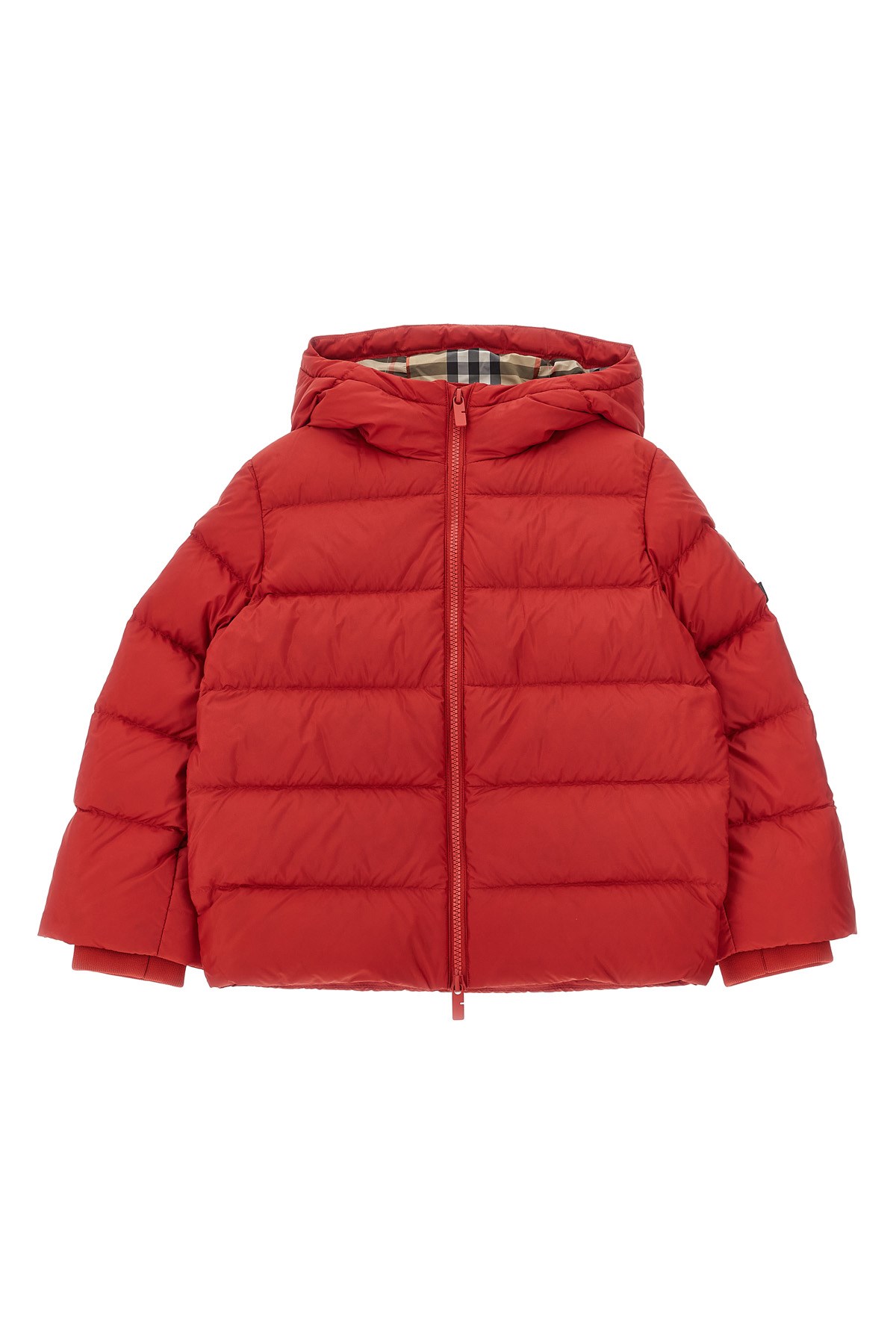 Burberry 'juno' Down Jacket In Red