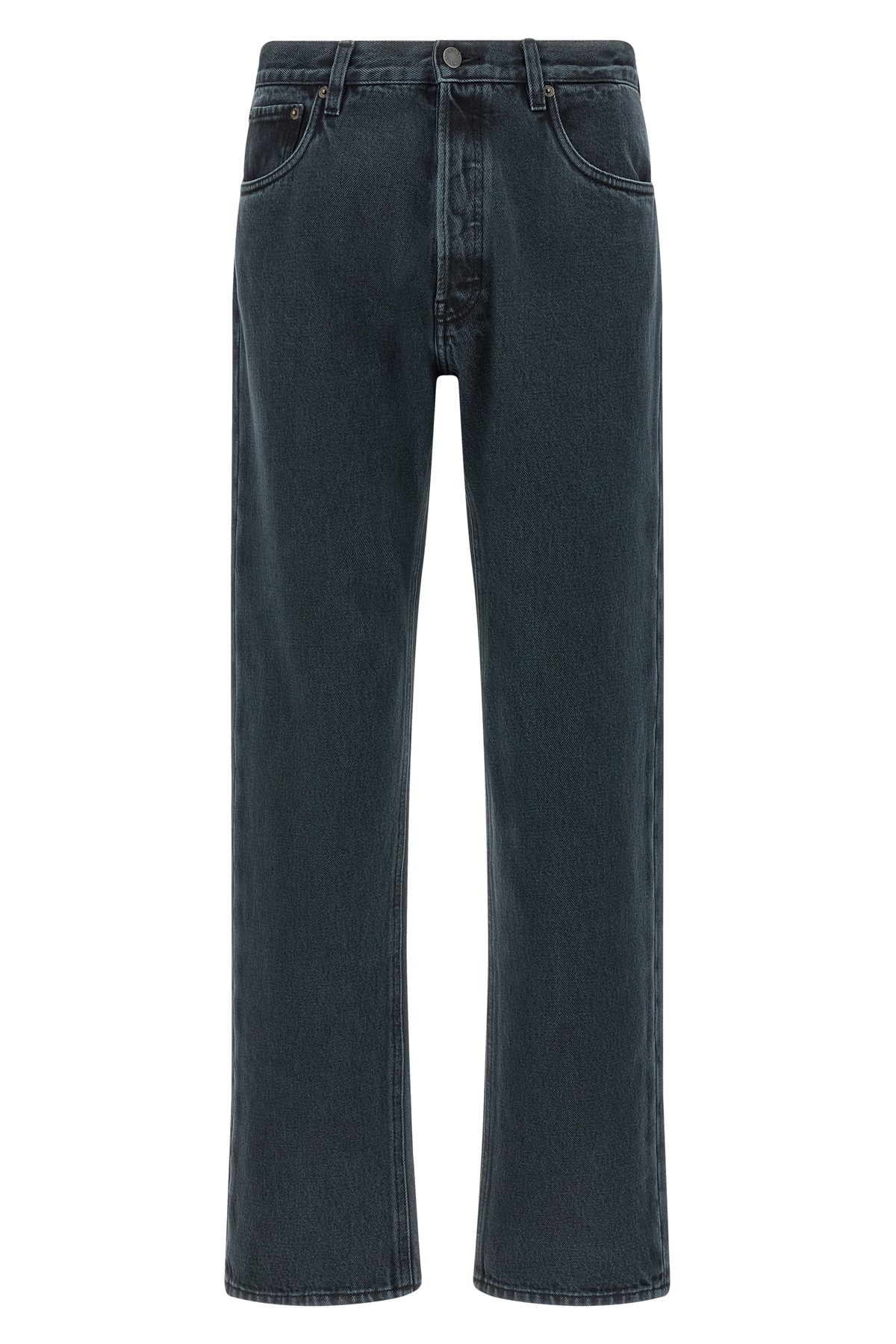 Prada 'over-dyed' Cotton Jeans In Blue