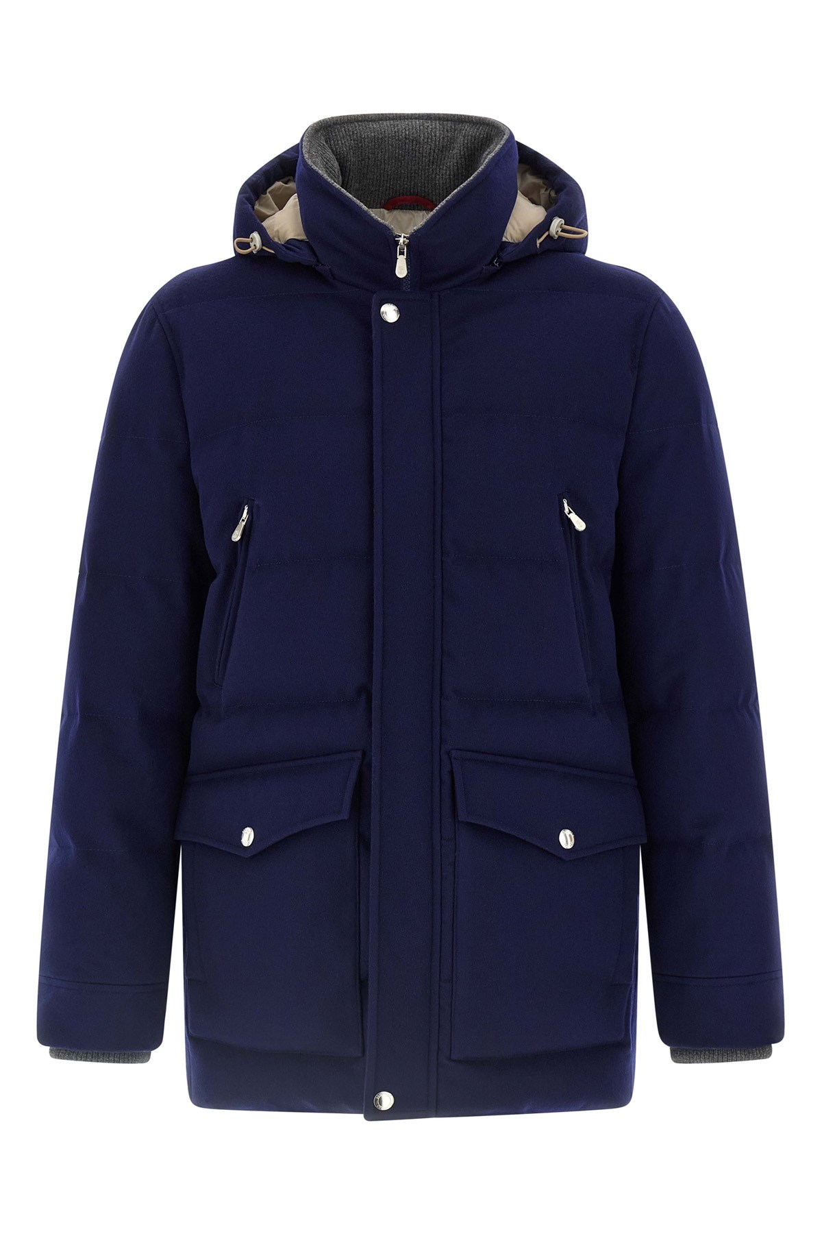 Brunello Cucinelli Padded Jacket In Blue