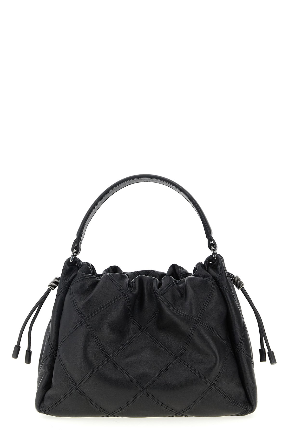 Brunello Cucinelli 'bucket Mellow' Small Handbag In Black