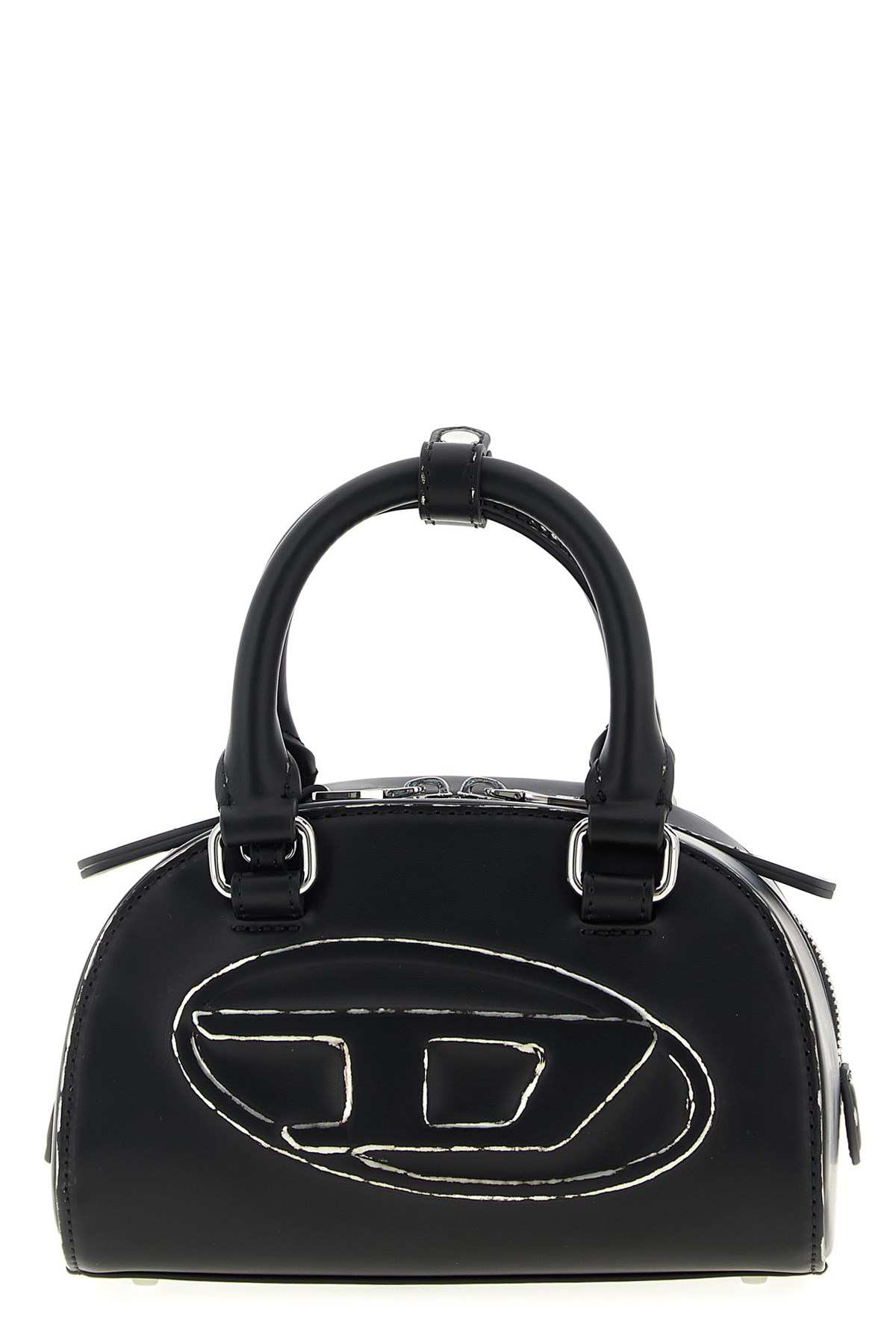 Diesel '1dr Dome' Handbag In Black
