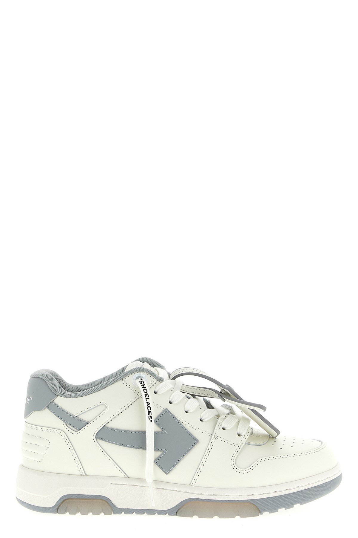 Off-white Out Of Office Sneakers Gray In Animal Print