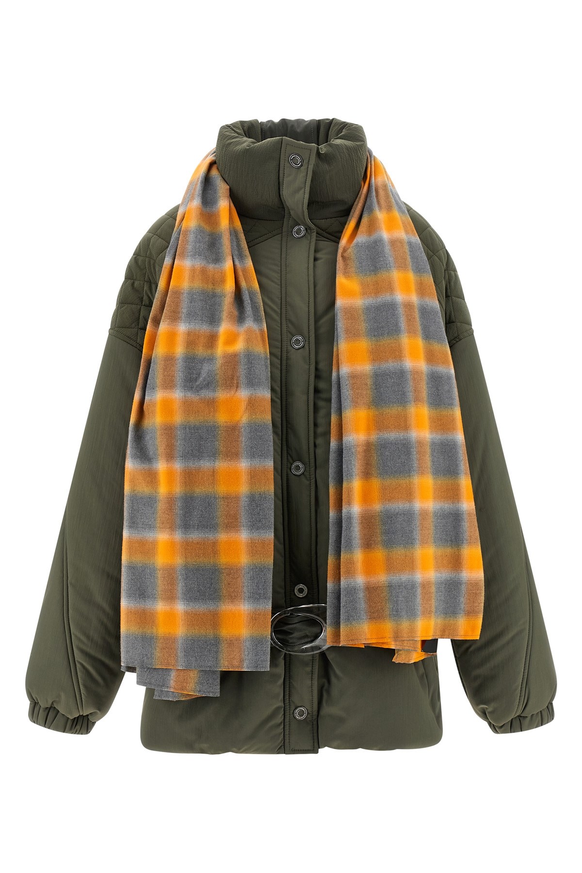 Thom browne 'herringbone harris tweed' reversible down