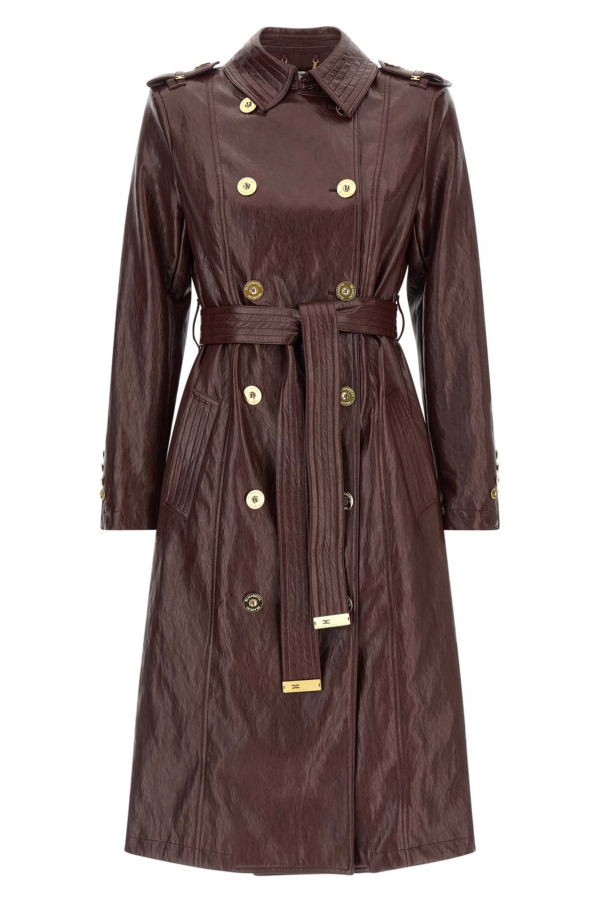 BALENCIAGA 'Draped Neck' trench coat Balenciaga 'draped neck